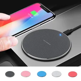 10W Qi Wireless Charger K8 Wireless Charging Pad for iPhone/Samsung/Xiaomi