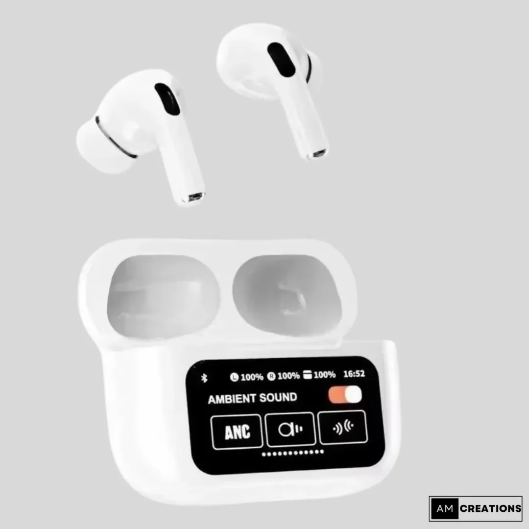 AirPods Bluetooth with Touch Display