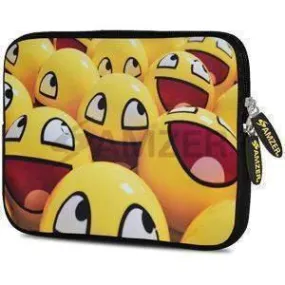 Amzer 10.5 inch Neoprene iPad/Tablet Sleeve - Smiley Lot