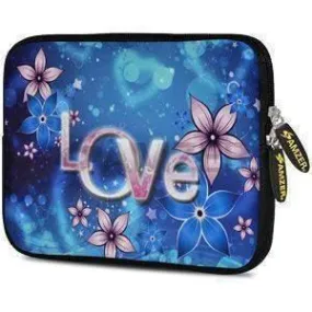 Amzer 10.5 Inch Neoprene Notebook Tablet/iPad Sleeve - Peony Love Lasts