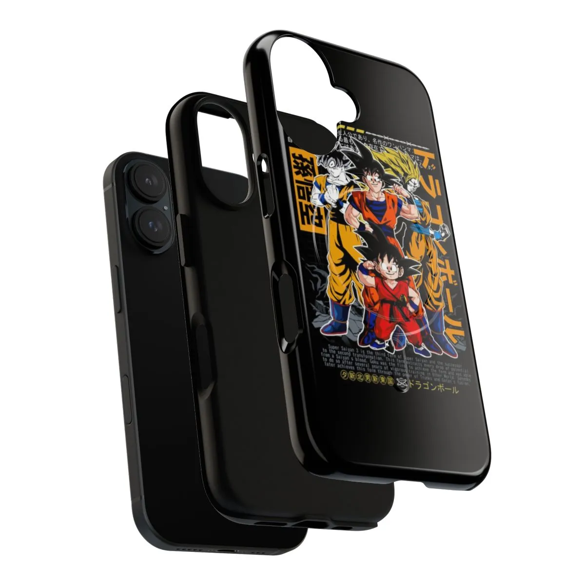 Anime Dragon Ball Inspired Magnetic Tough Cases for iPhone