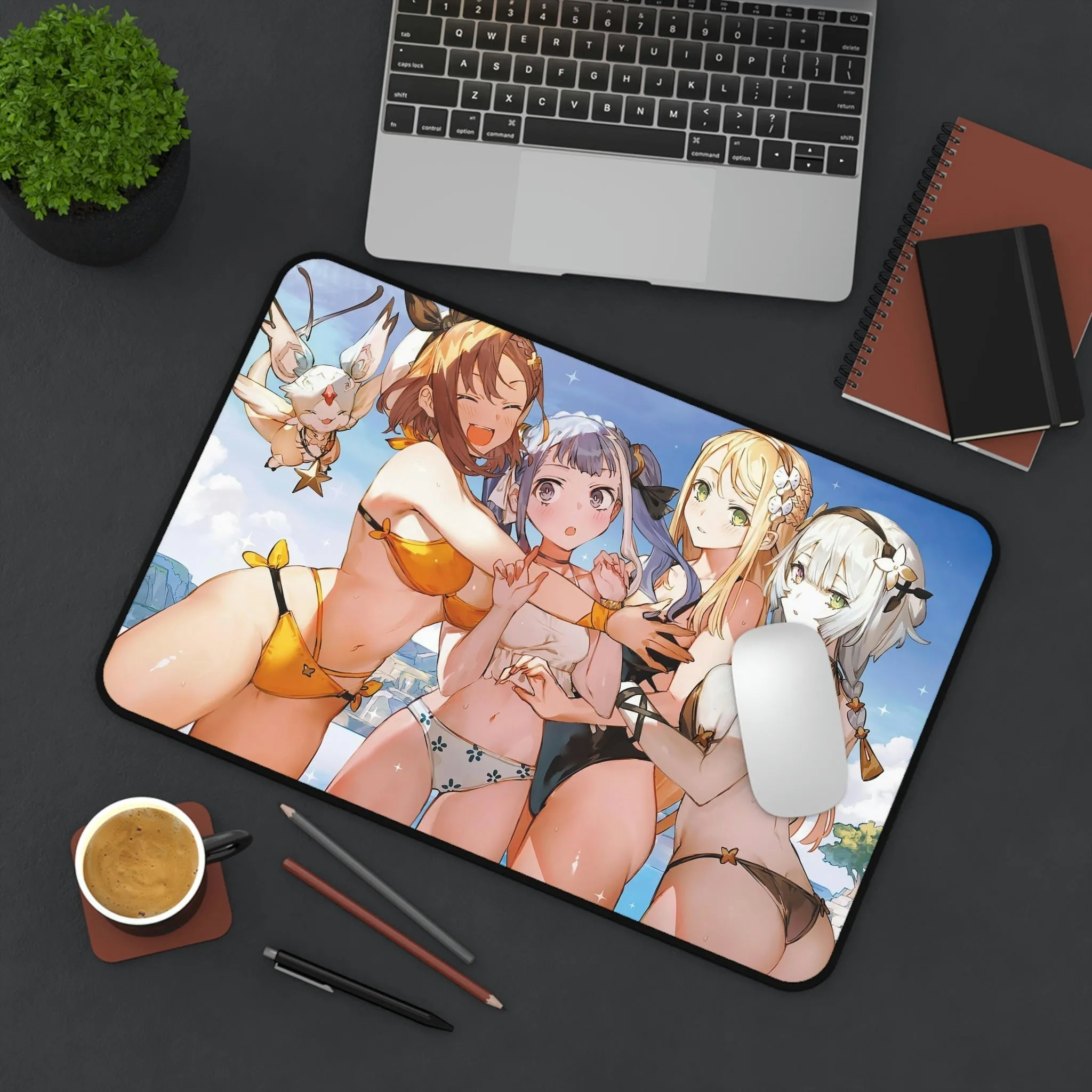 Atelier Ryza Sexy Mousepad - Bikini Waifus Desk Mat - Gaming Playmat