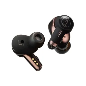 Audio-Technica ATH-TWX9 Wireless Earbuds, Premium Listening Experience with Bluetooth Wireless, Noise-Cancellation, High-Resolution Drivers with Innovative Acoustic Technology, Adjustable