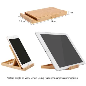 Bamboo Adjustable Tablet/ Phone Stand