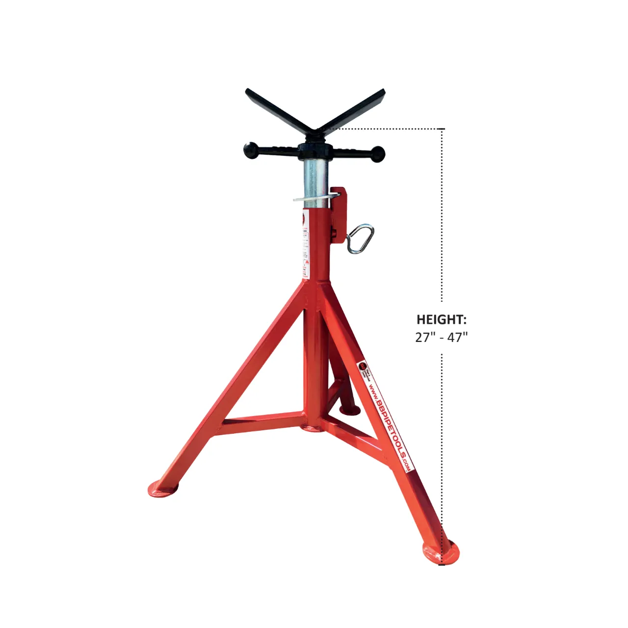 B&B 4100 V-Head Jack Stand - Reconditioned