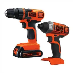 Black & Decker 20V MAX Drill/Driver   Impact Combo Kit