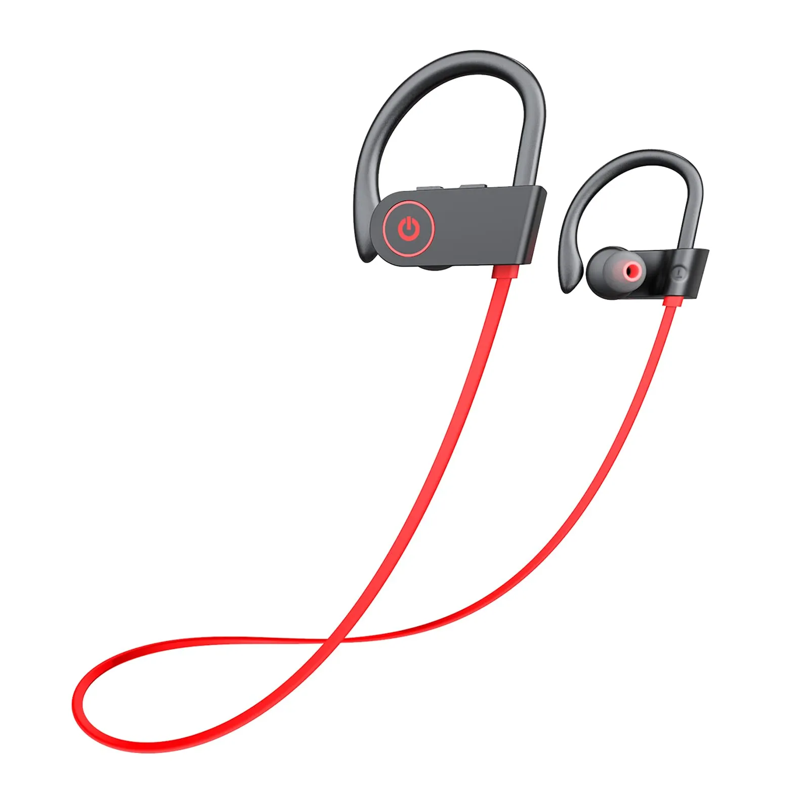 Boean Bluetooth Headphones Wireless Earbuds Bluetooth 5.3 Running Headphones IPX7 Waterproof Earphones with 16 Hrs Playtime Stereo Sound Isolation Headsets for Workout Gym