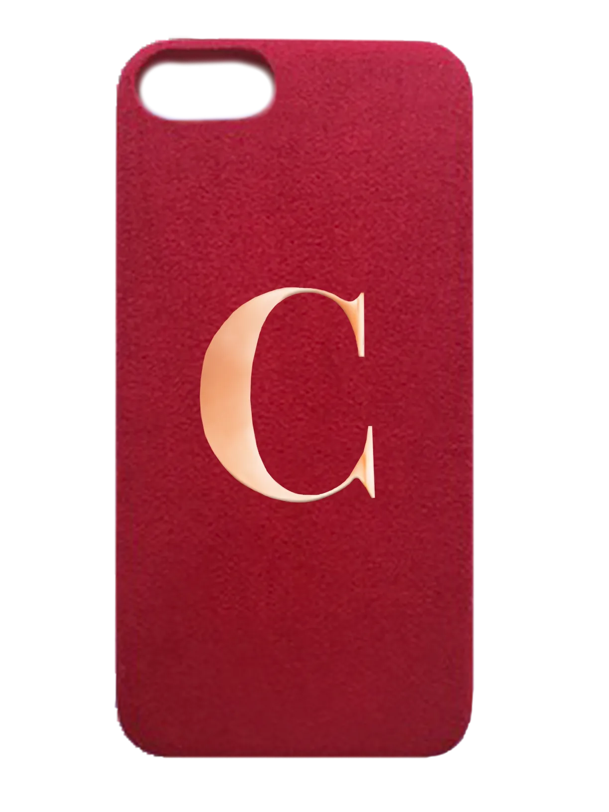 Bold Red Suede effect - iPhone 6/6s/7/8