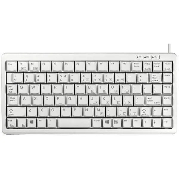 Cherry G84-4100 Compact 83 Key Compact Keyboard Light Grey