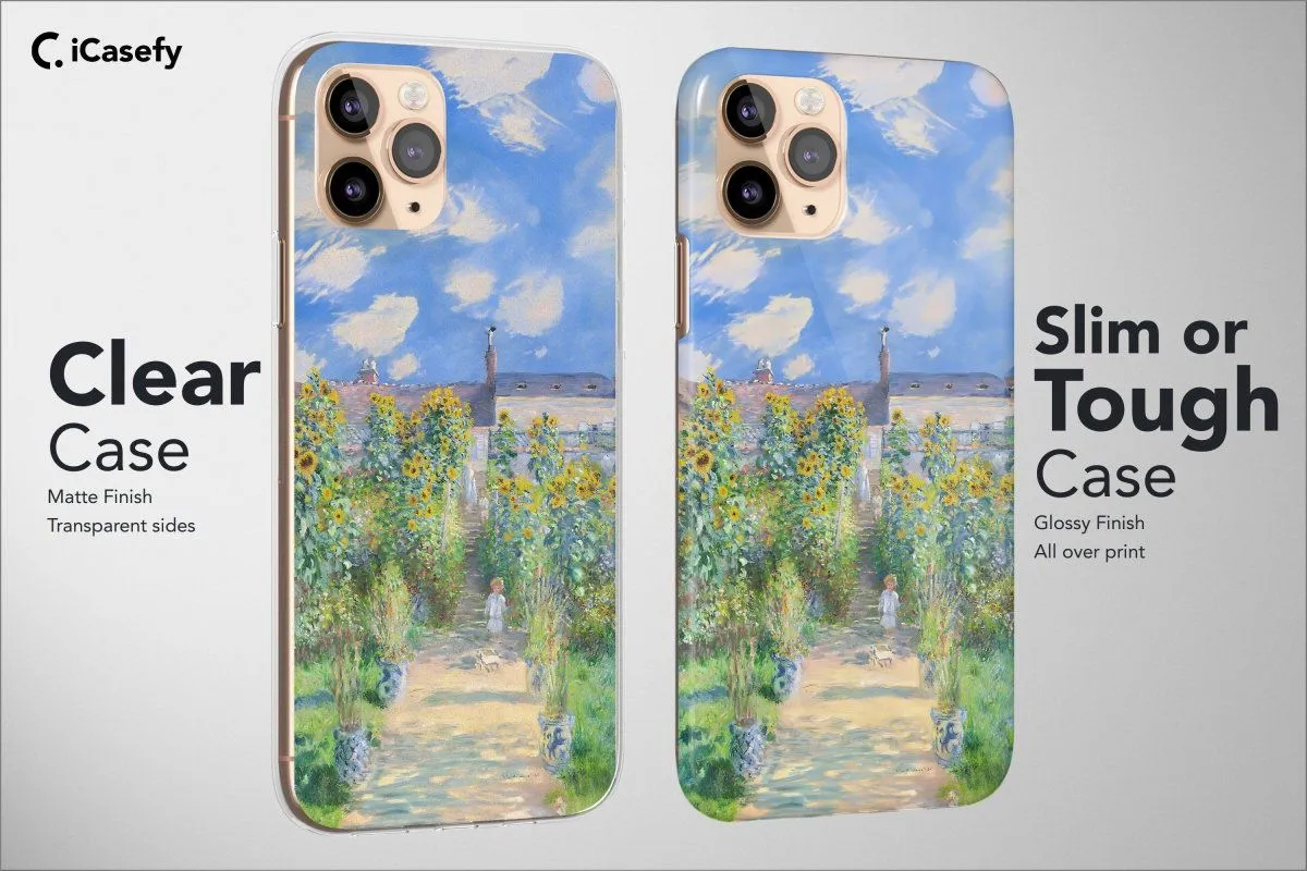 Claude Monet Phone Case Aesthetic Famous Painting Cover II