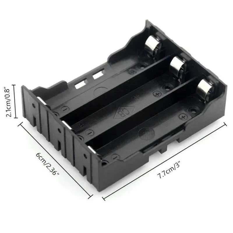 Customizable DIY ABS 18650 Battery Holder Cases – 1 to 4 Slot Power Bank Storage Solutions