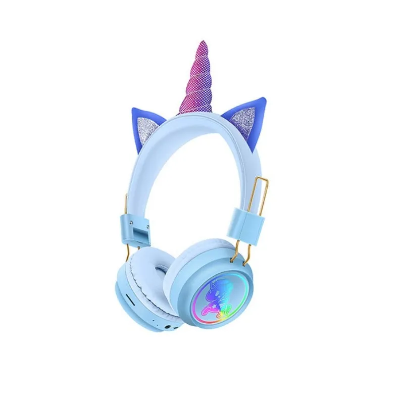 Cute Unicorn Creative Cartoon AH-902A Wireless Bluetooth Headphones