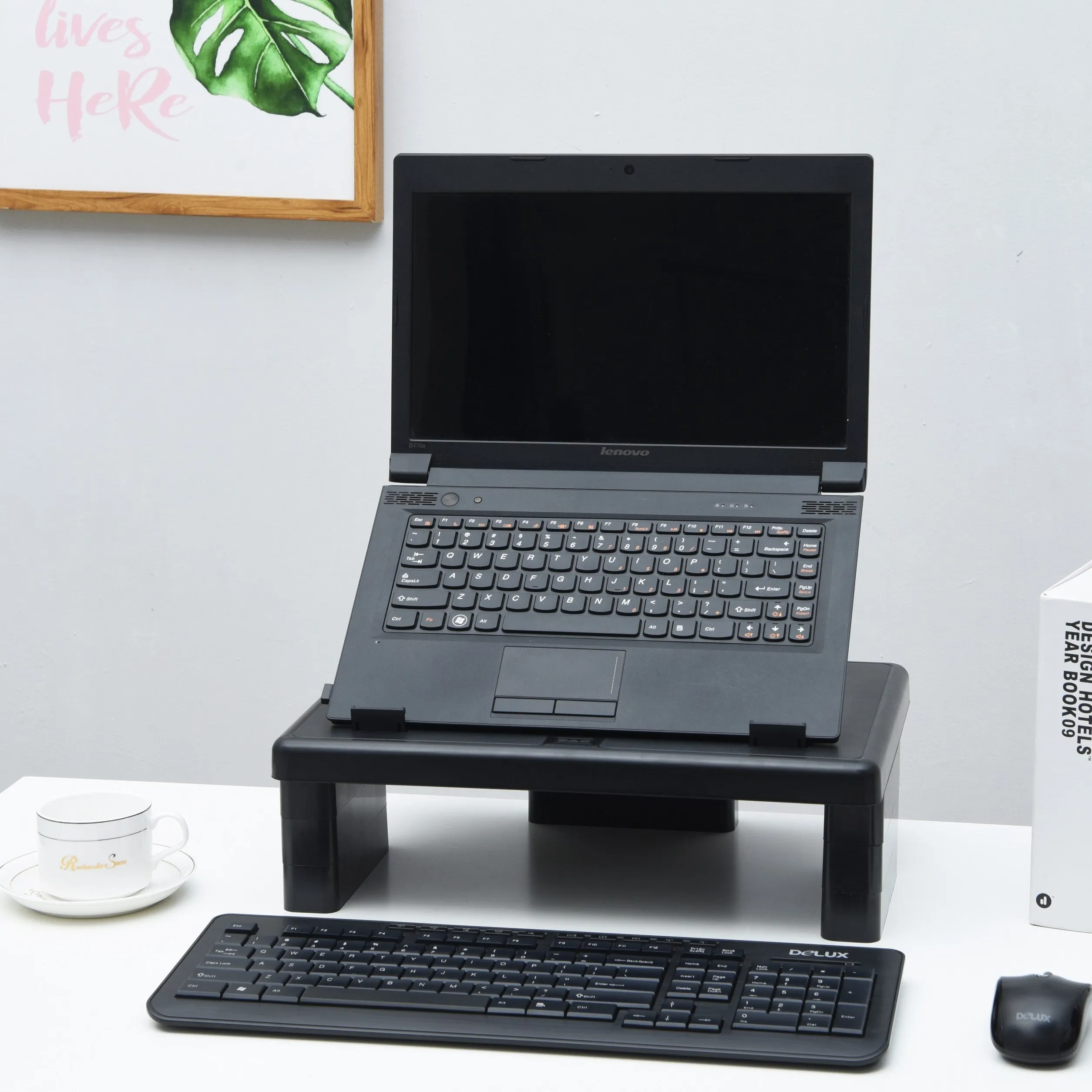 DAC® Stax™ MP-219 Height and Angle Adjustable Convertible Monitor, Laptop, Printer Stand