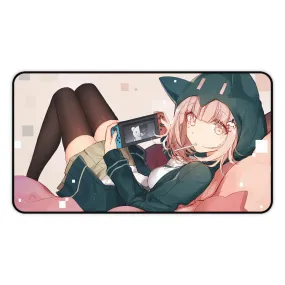 Danganronpa Mousepad - Gamer Girl Chiaki Nanami Desk Mat - Gaming Playmat