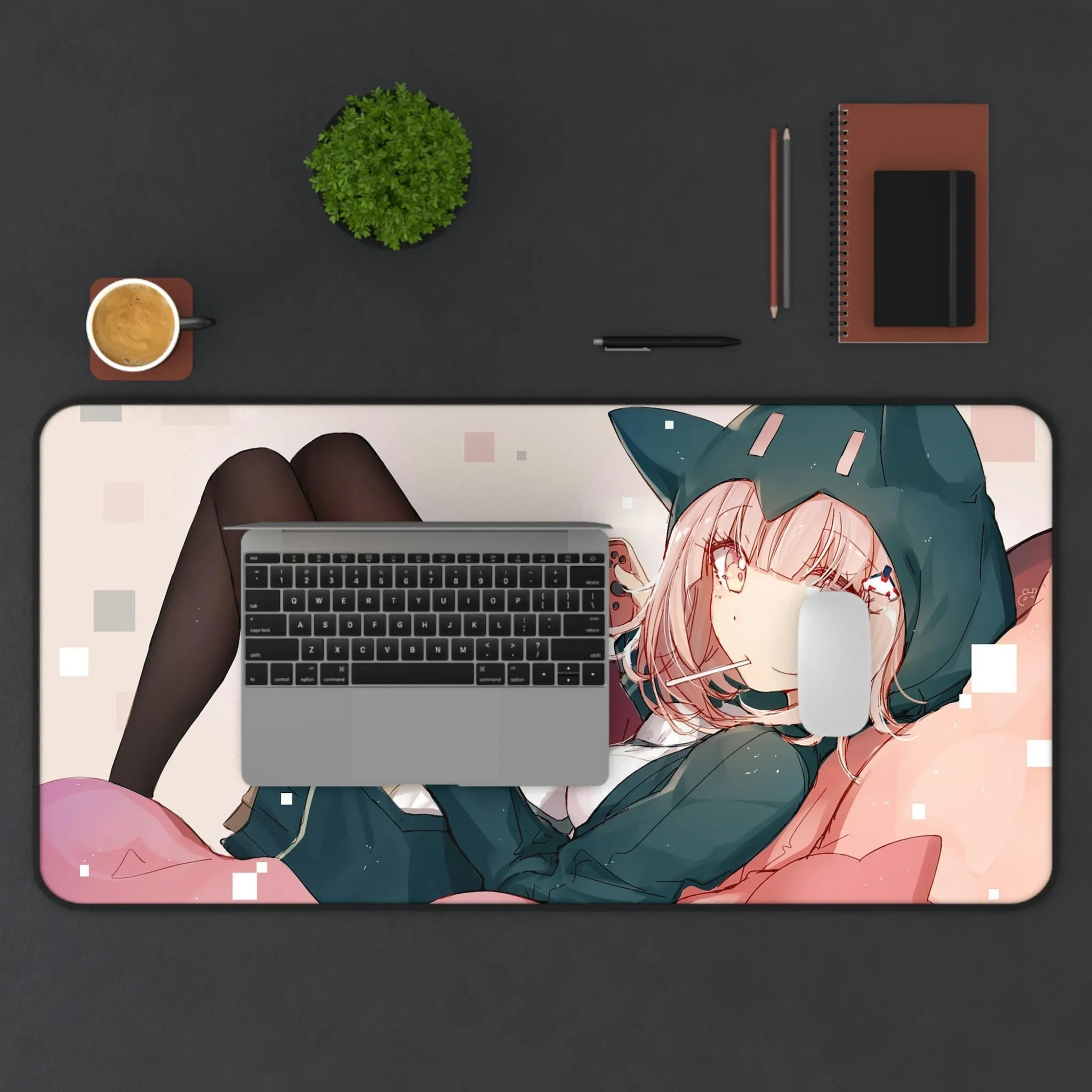 Danganronpa Mousepad - Gamer Girl Chiaki Nanami Desk Mat - Gaming Playmat