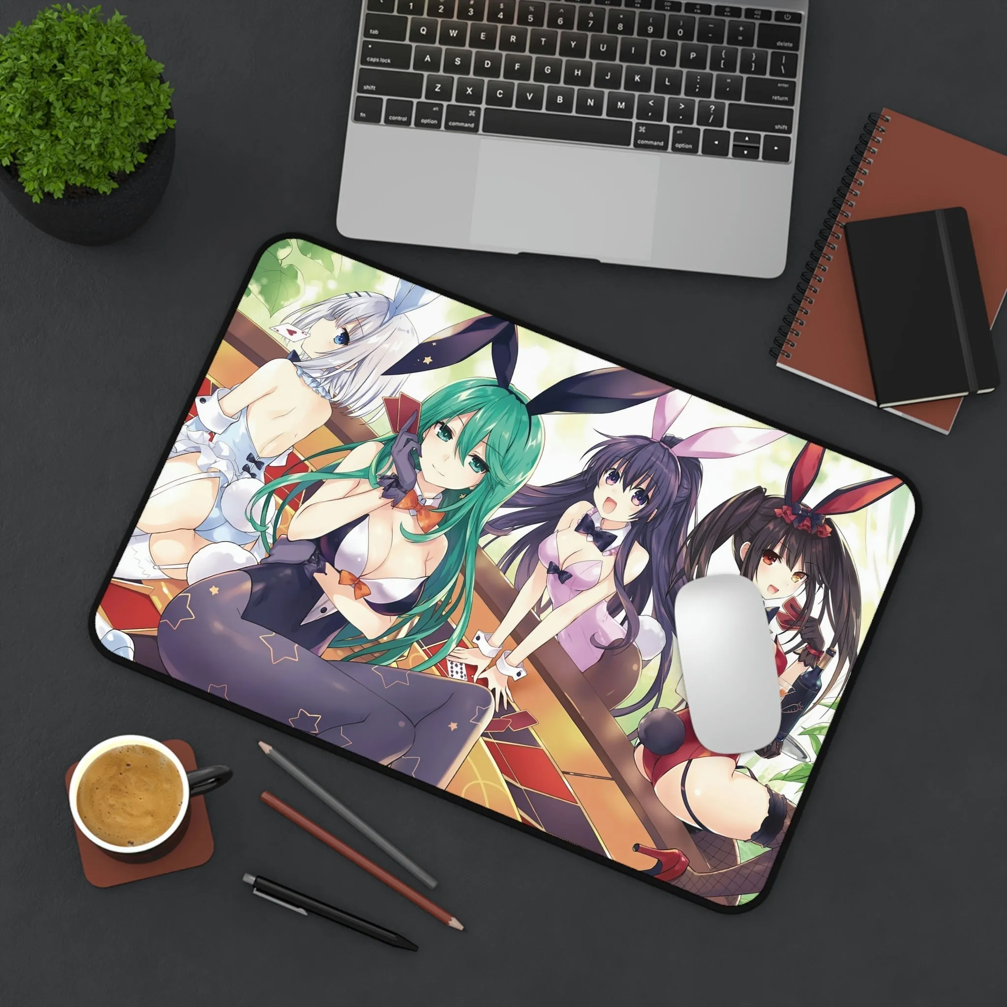 Date A Live Sexy Mousepad - Bunny Girl Waifus Desk Mat - Playmat