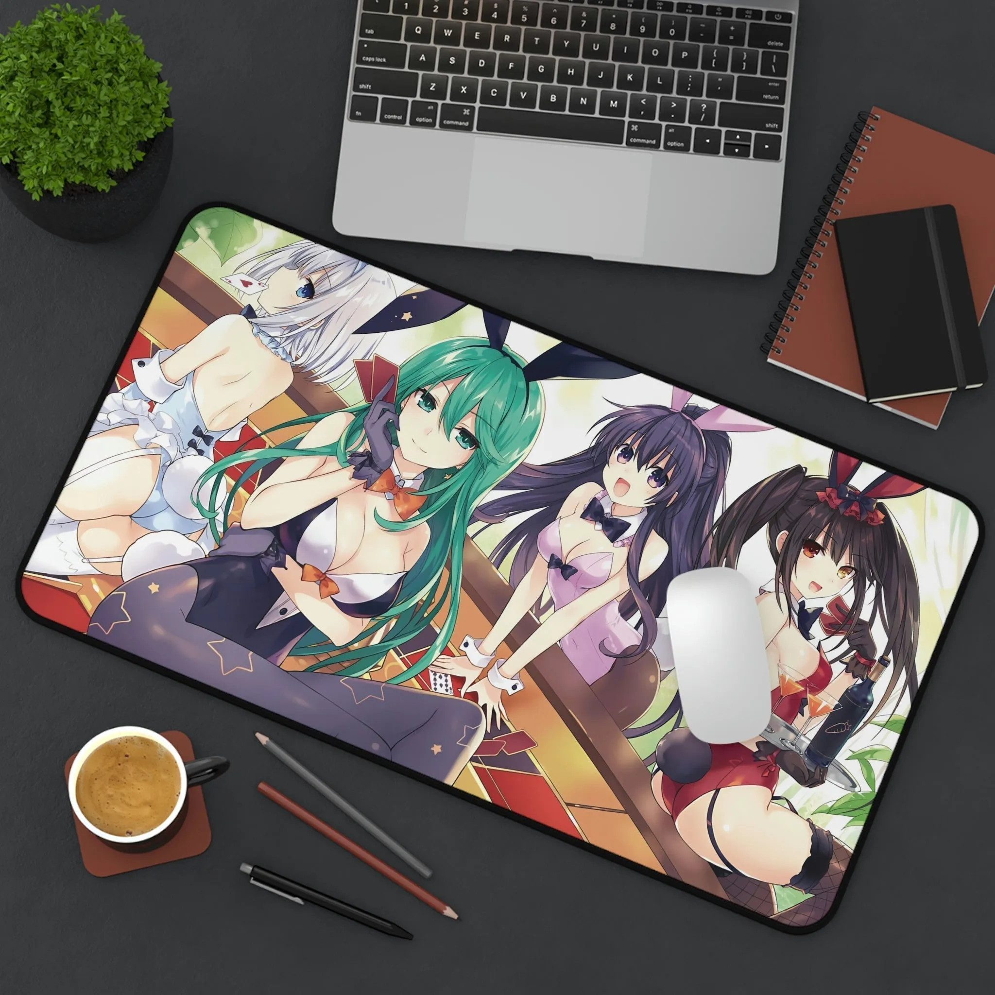 Date A Live Sexy Mousepad - Bunny Girl Waifus Desk Mat - Playmat