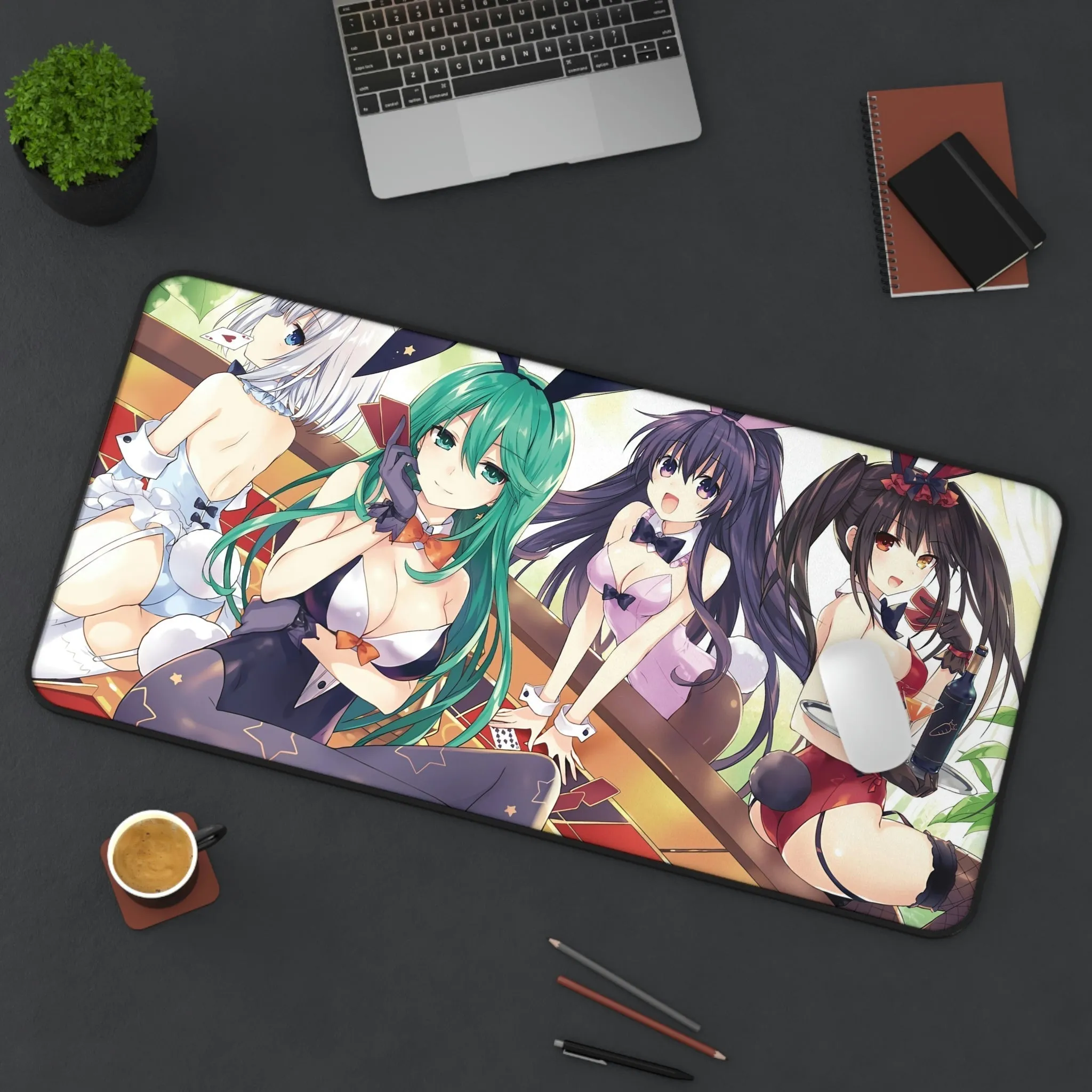 Date A Live Sexy Mousepad - Bunny Girl Waifus Desk Mat - Playmat