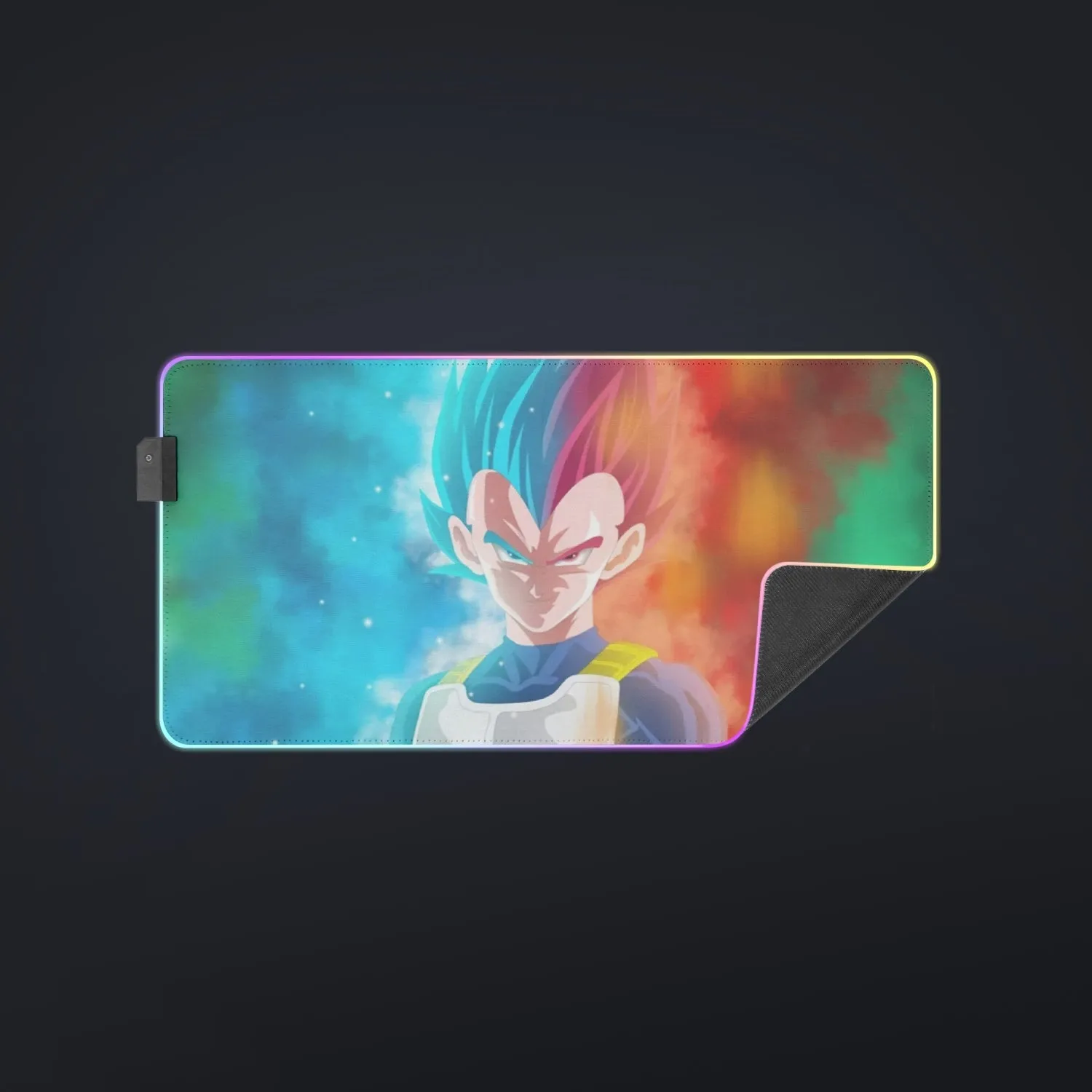 DBZ Vegeta Super Saiyan God Blue SSGSS Cool Portraits cool  LED Mouse Pad