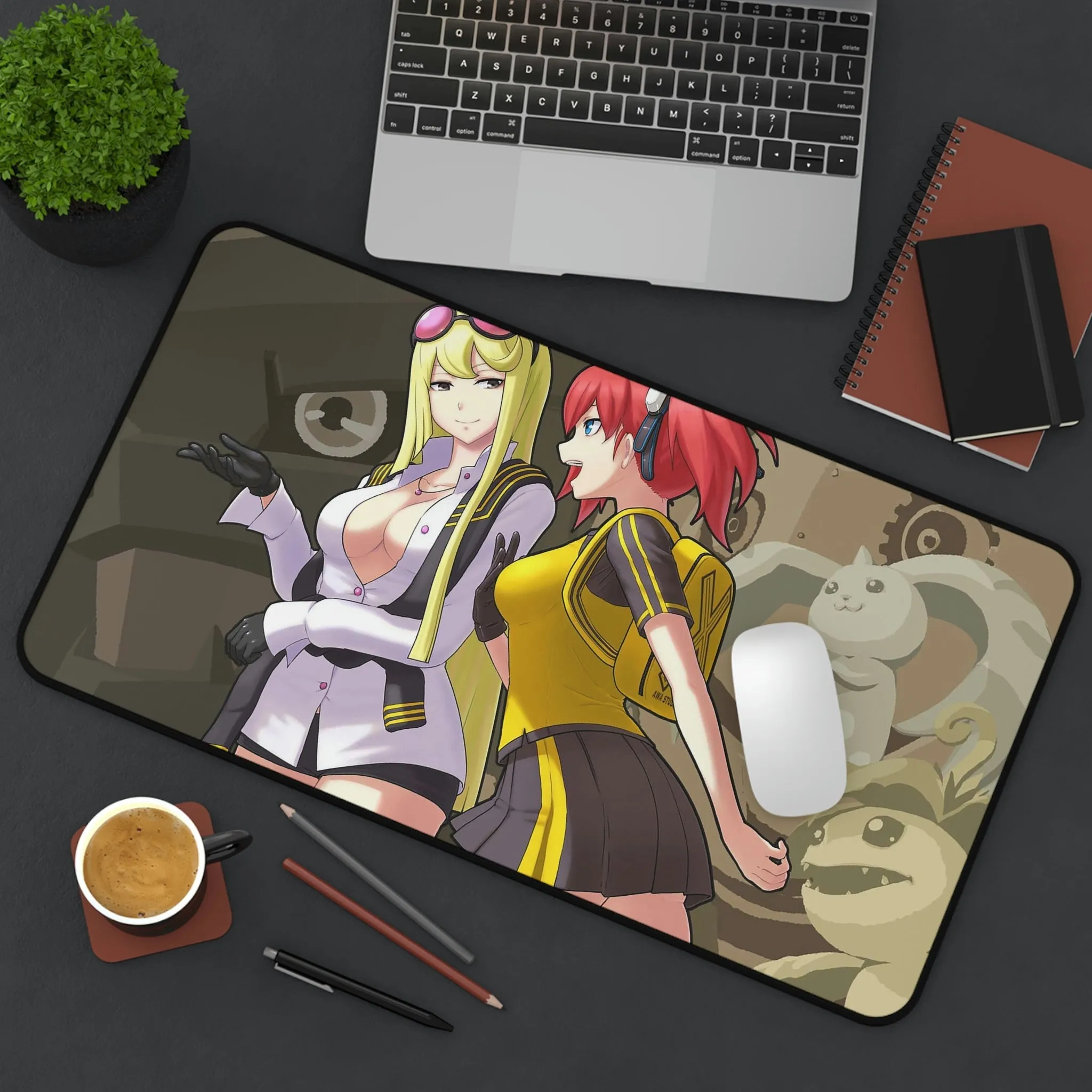 Digimon Ecchi Mousepad - Playmat - Large Desk Mat