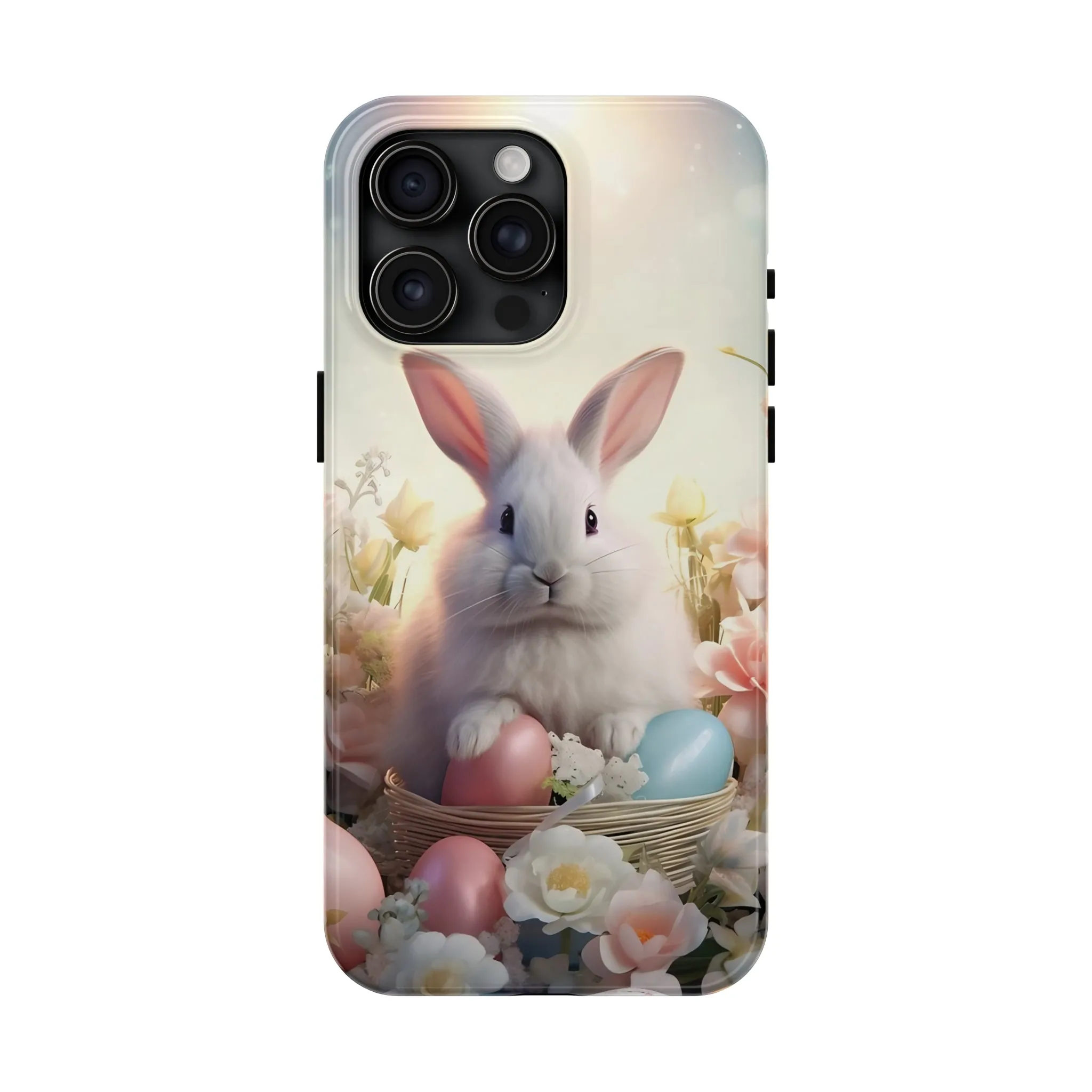 Easter Bunny Pattern Design Tough Phone Case compatible with a large variety of iPhone models, Gift, Phone Case