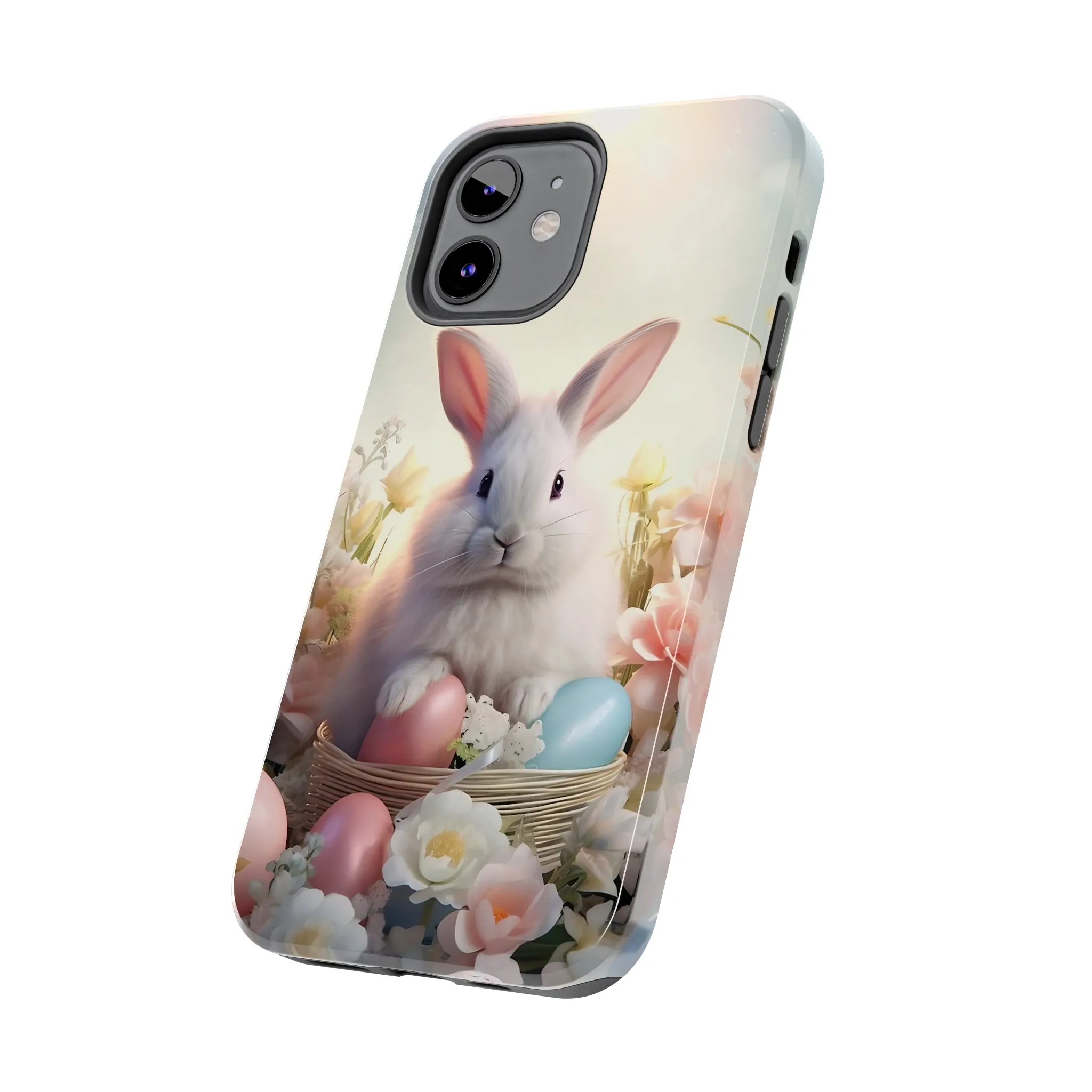 Easter Bunny Pattern Design Tough Phone Case compatible with a large variety of iPhone models, Gift, Phone Case