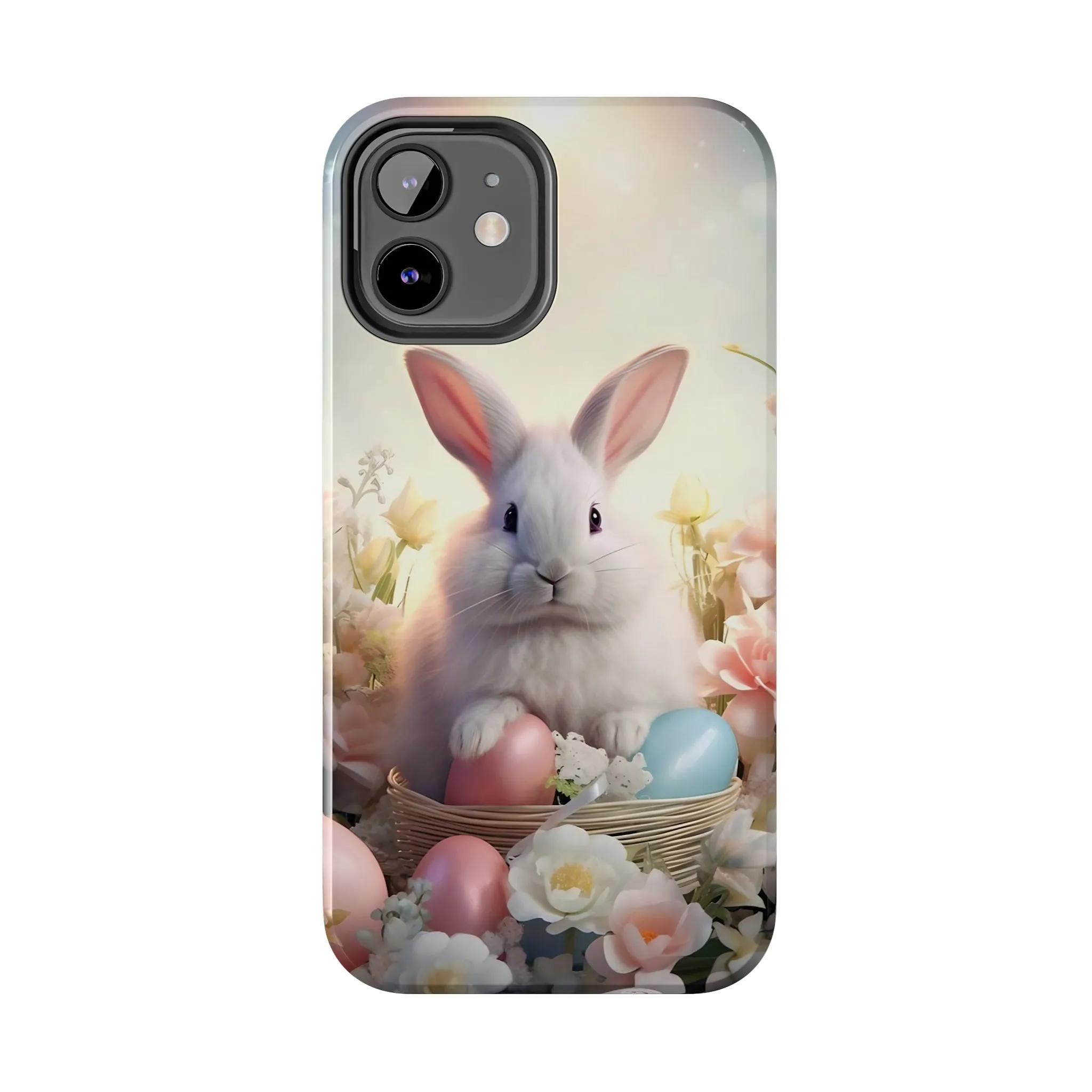 Easter Bunny Pattern Design Tough Phone Case compatible with a large variety of iPhone models, Gift, Phone Case