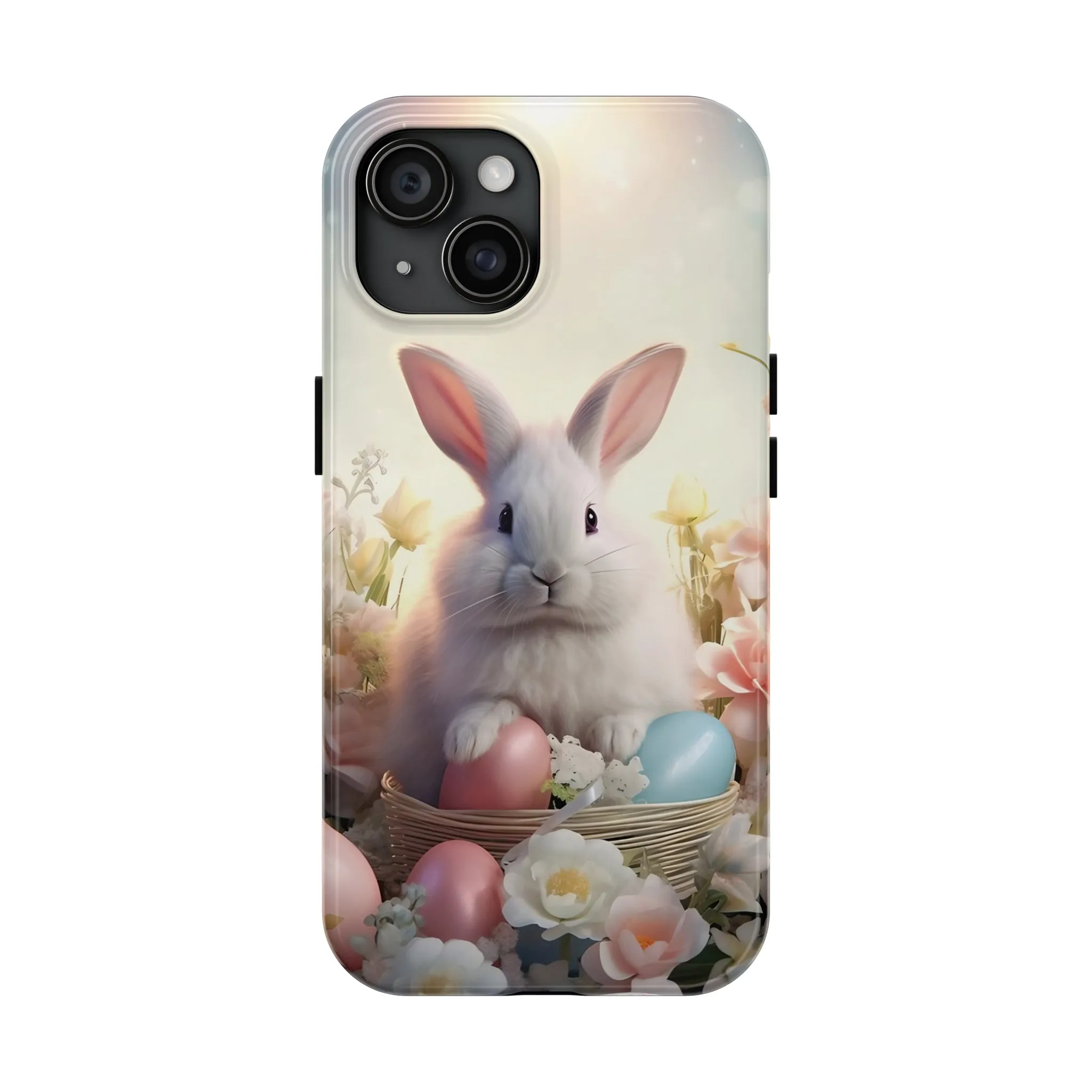 Easter Bunny Pattern Design Tough Phone Case compatible with a large variety of iPhone models, Gift, Phone Case