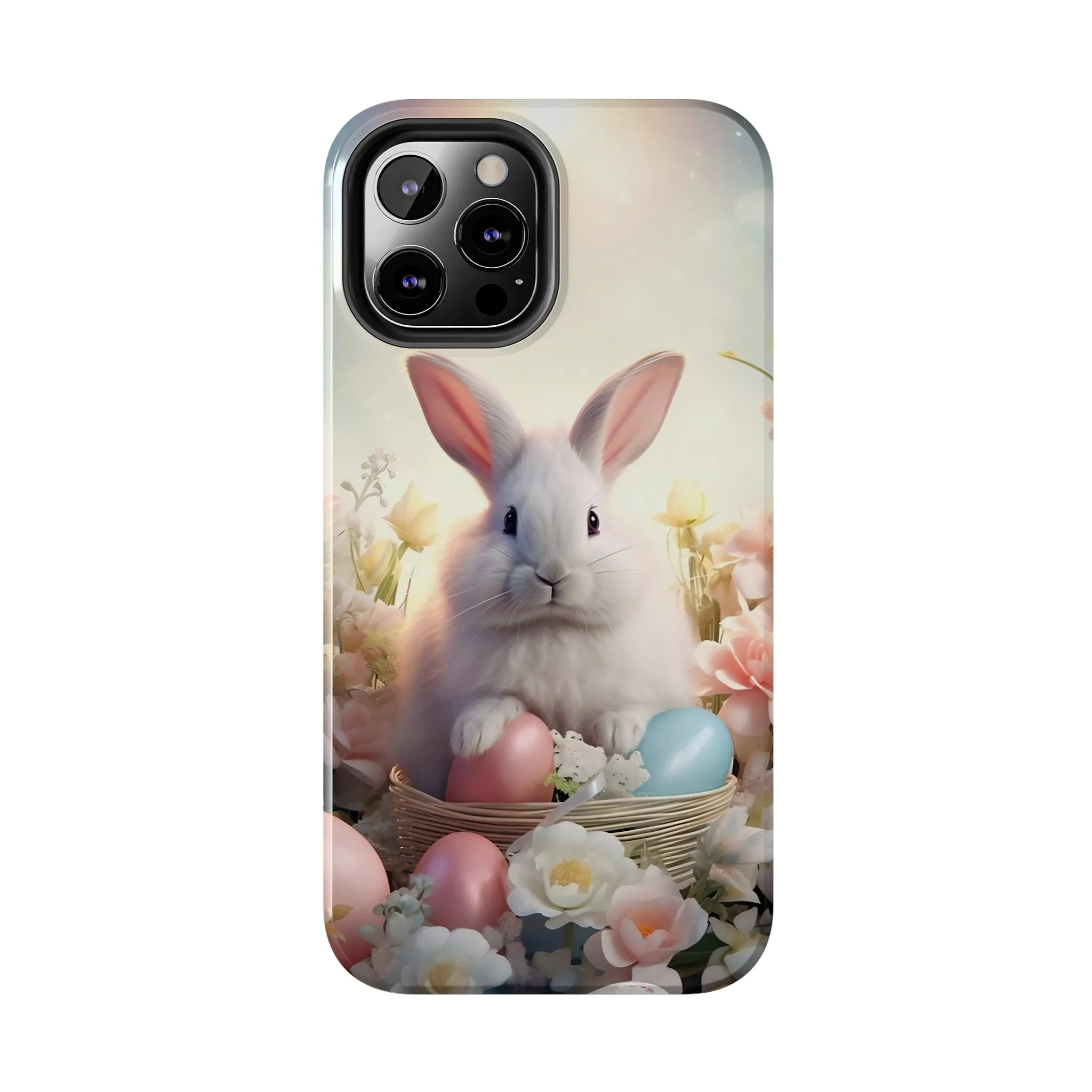 Easter Bunny Pattern Design Tough Phone Case compatible with a large variety of iPhone models, Gift, Phone Case