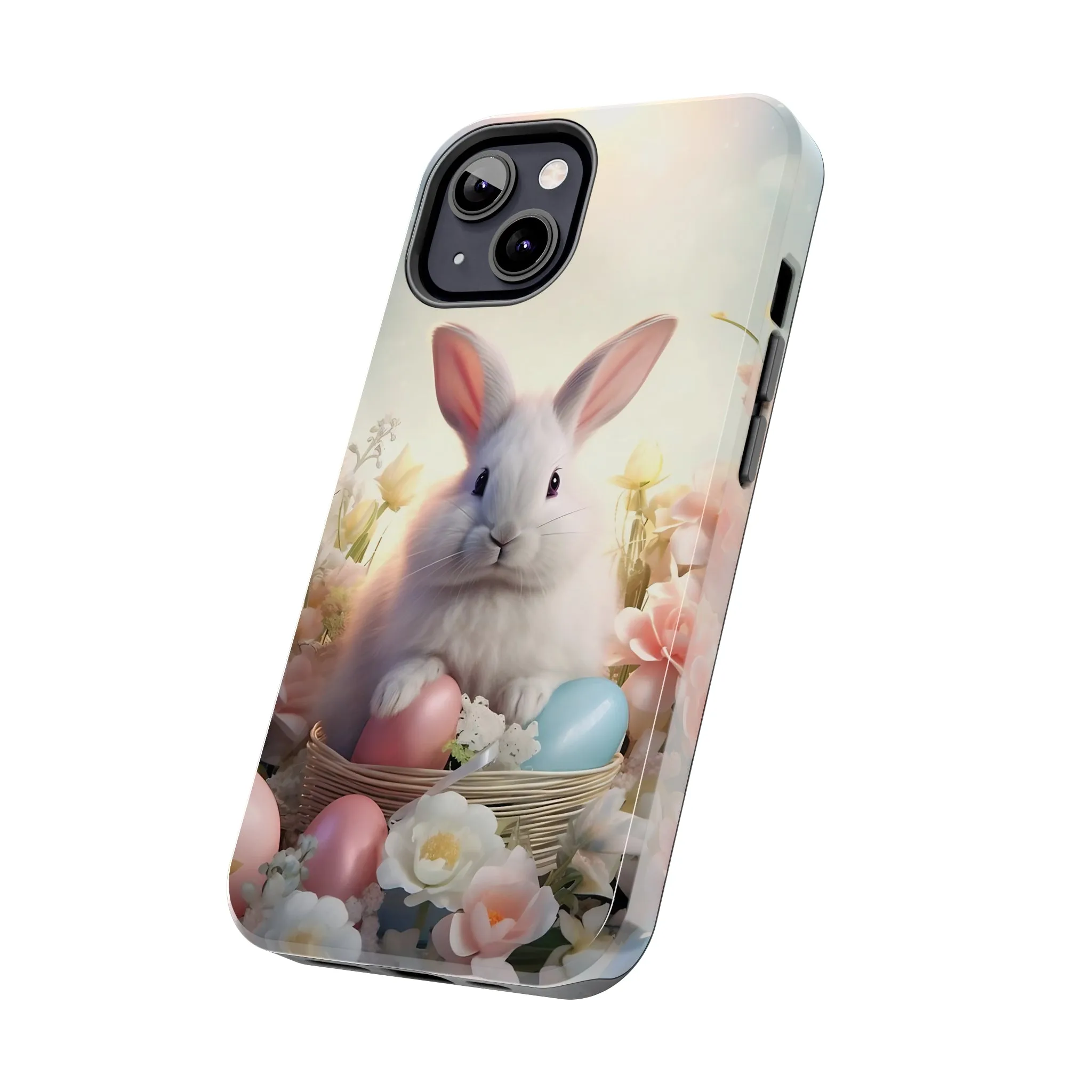 Easter Bunny Pattern Design Tough Phone Case compatible with a large variety of iPhone models, Gift, Phone Case