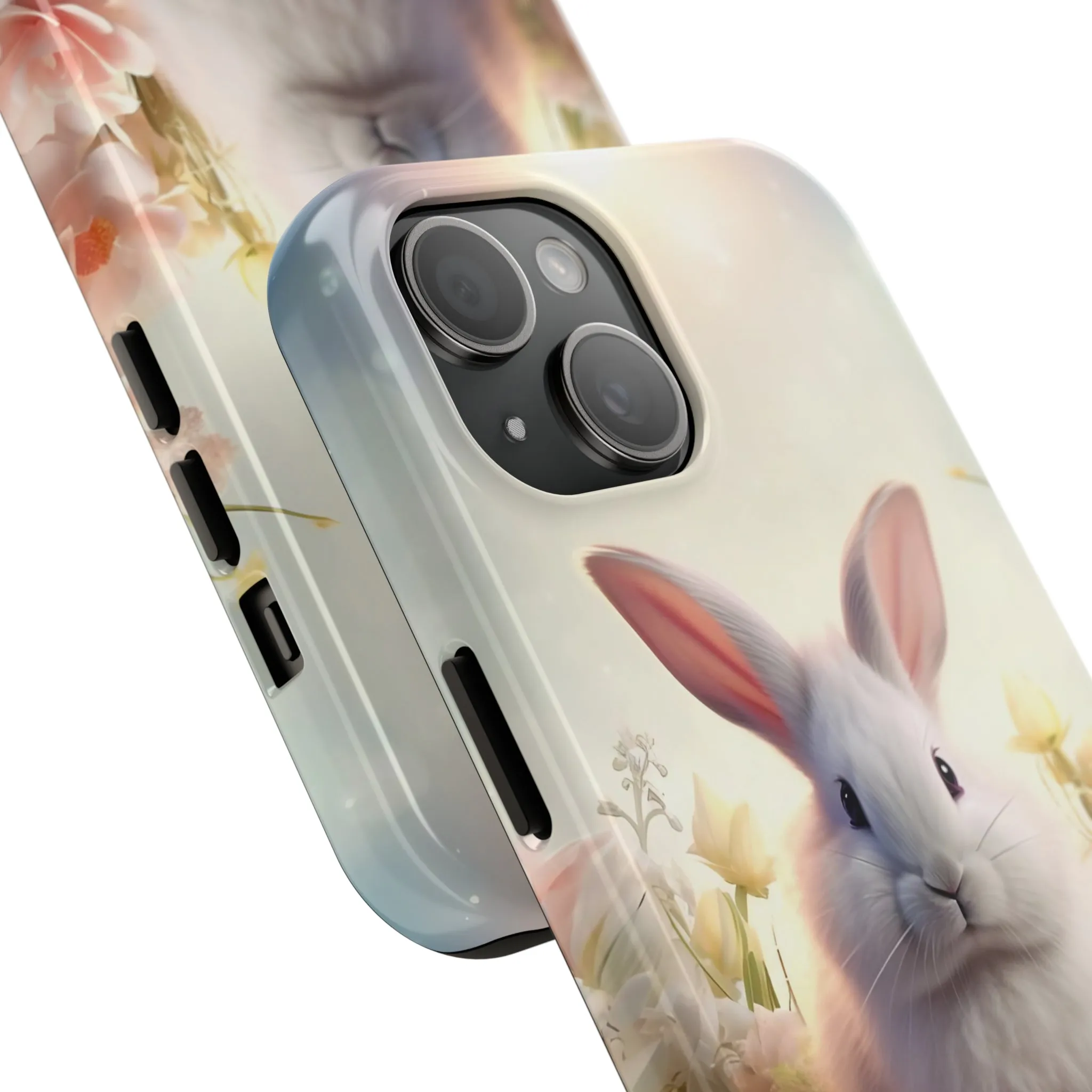 Easter Bunny Pattern Design Tough Phone Case compatible with a large variety of iPhone models, Gift, Phone Case