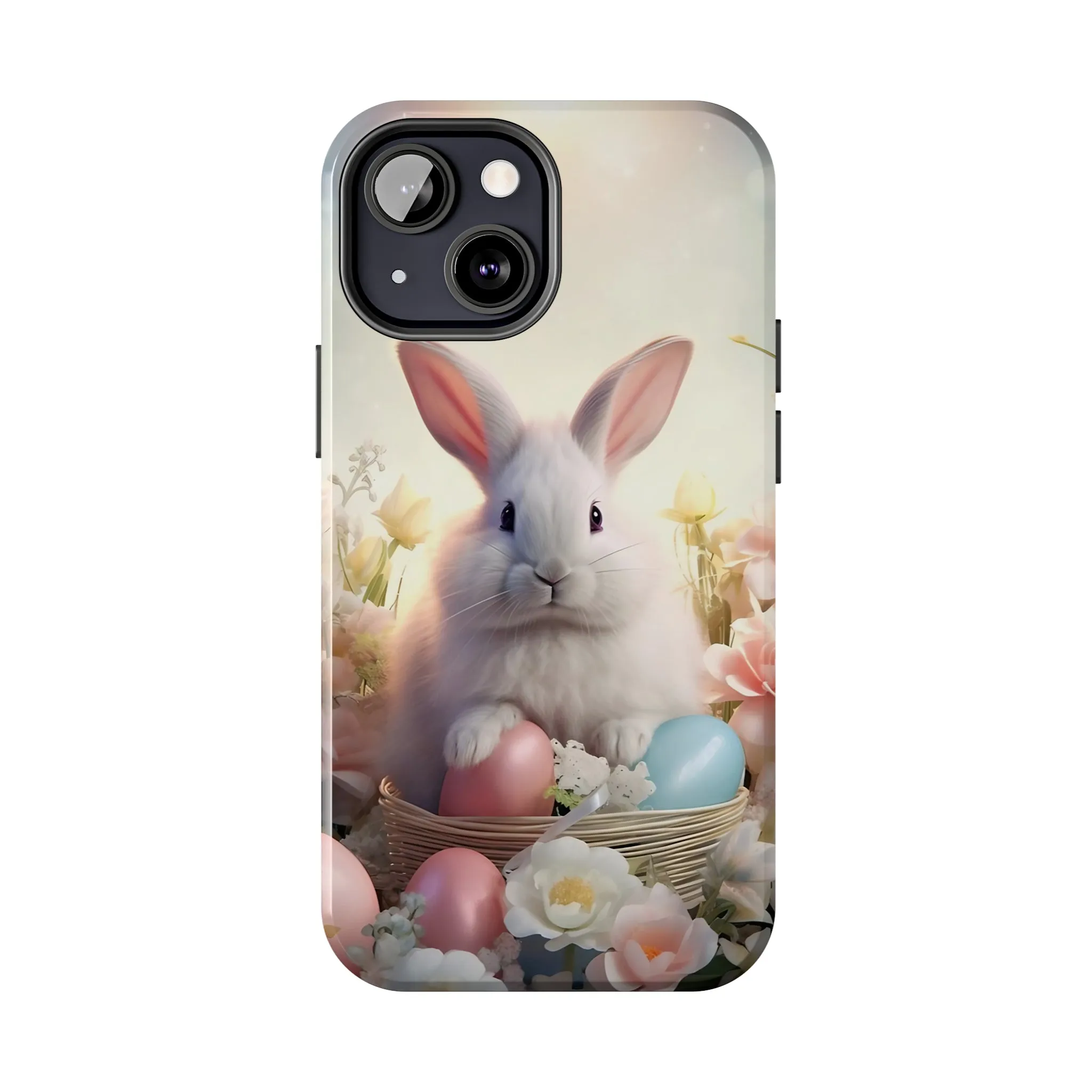 Easter Bunny Pattern Design Tough Phone Case compatible with a large variety of iPhone models, Gift, Phone Case