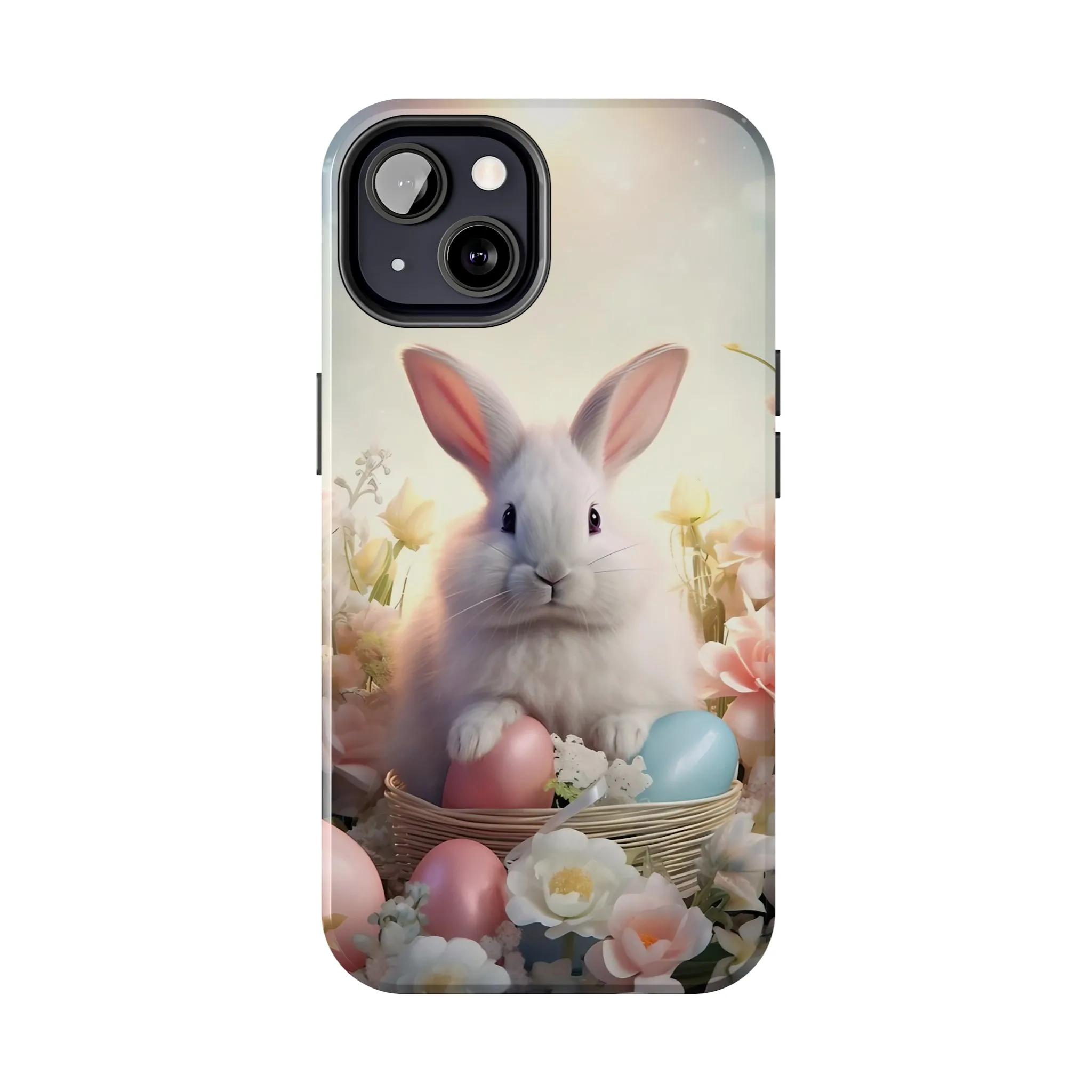 Easter Bunny Pattern Design Tough Phone Case compatible with a large variety of iPhone models, Gift, Phone Case