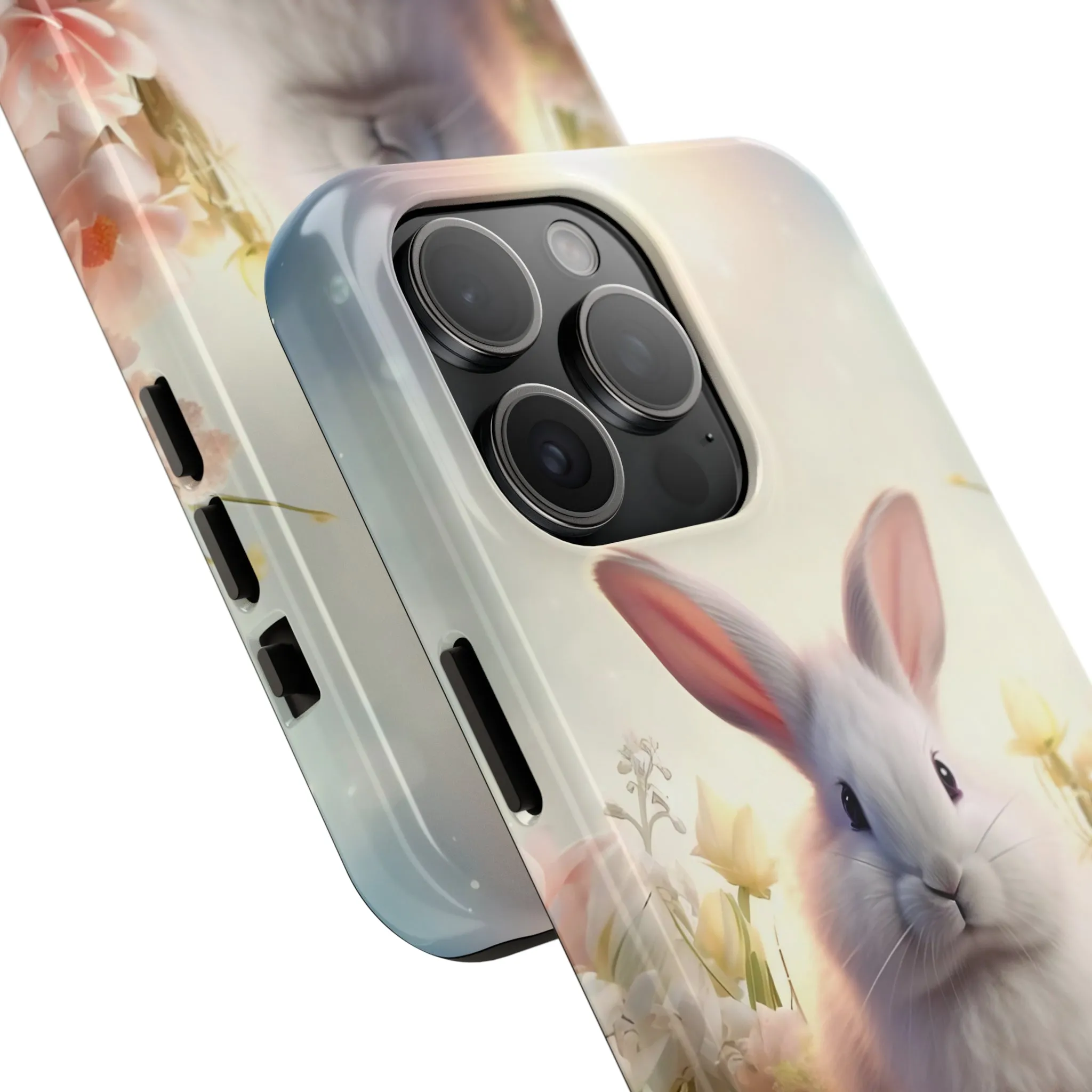 Easter Bunny Pattern Design Tough Phone Case compatible with a large variety of iPhone models, Gift, Phone Case