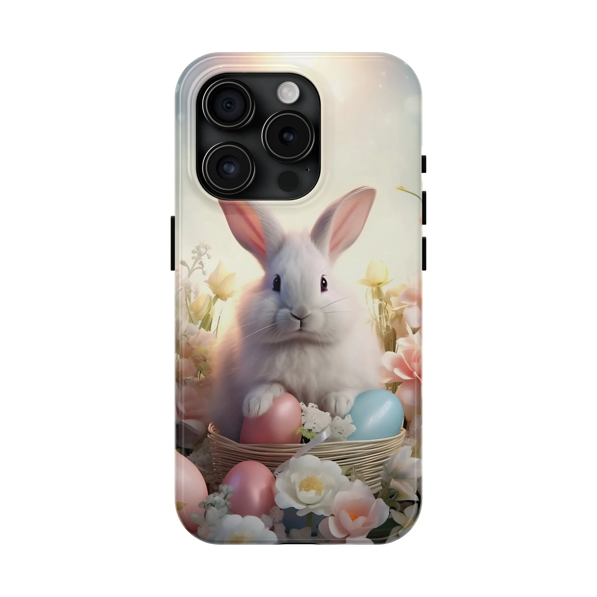 Easter Bunny Pattern Design Tough Phone Case compatible with a large variety of iPhone models, Gift, Phone Case