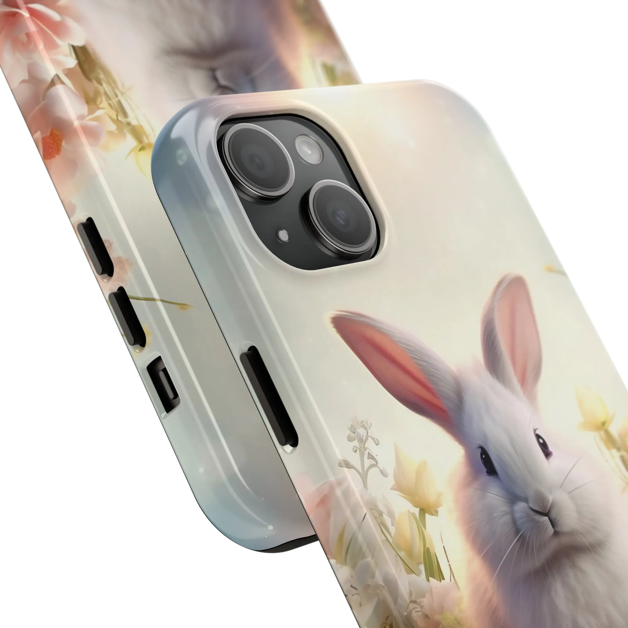 Easter Bunny Pattern Design Tough Phone Case compatible with a large variety of iPhone models, Gift, Phone Case