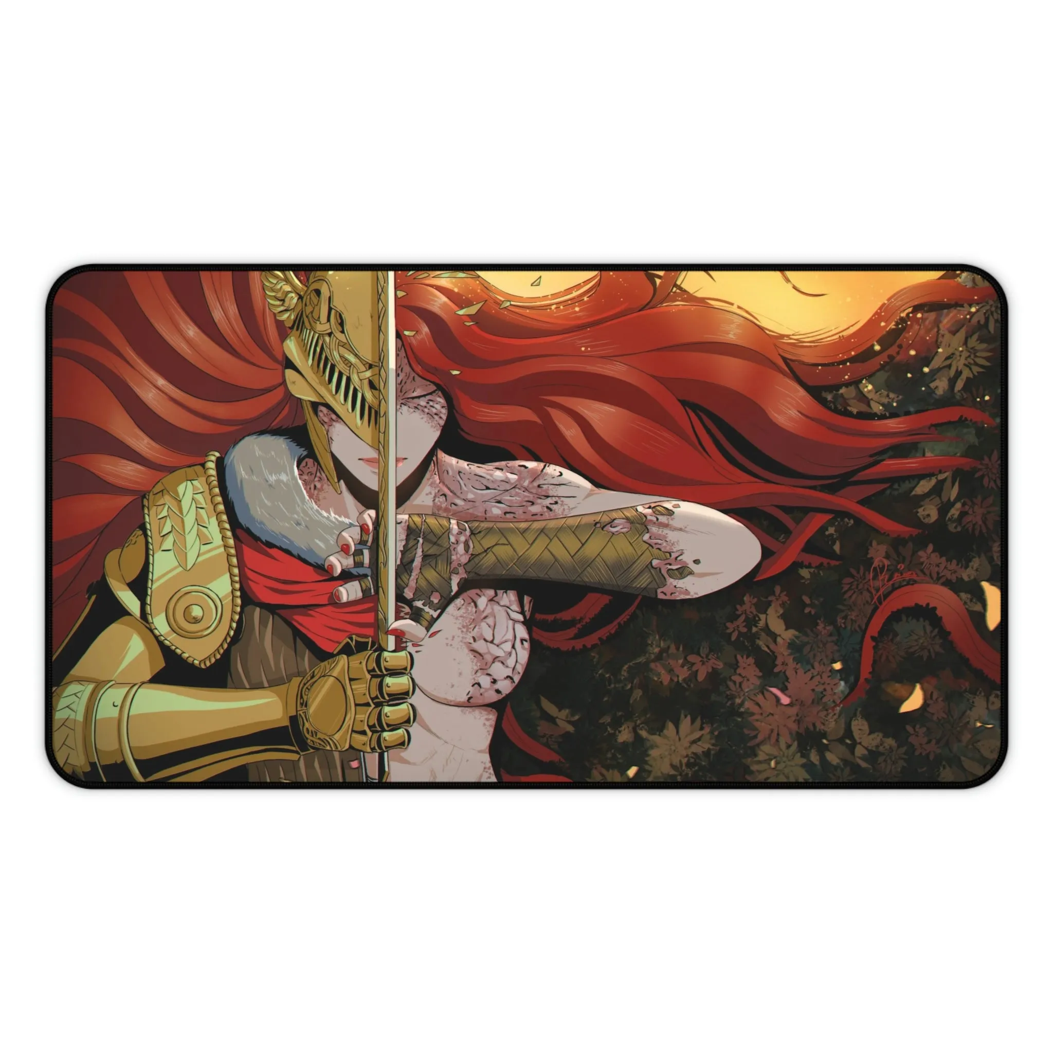 Elden Ring Malenia Blade of Miquella and Goddess of Rot Desk Mat - Non Slip Mousepad