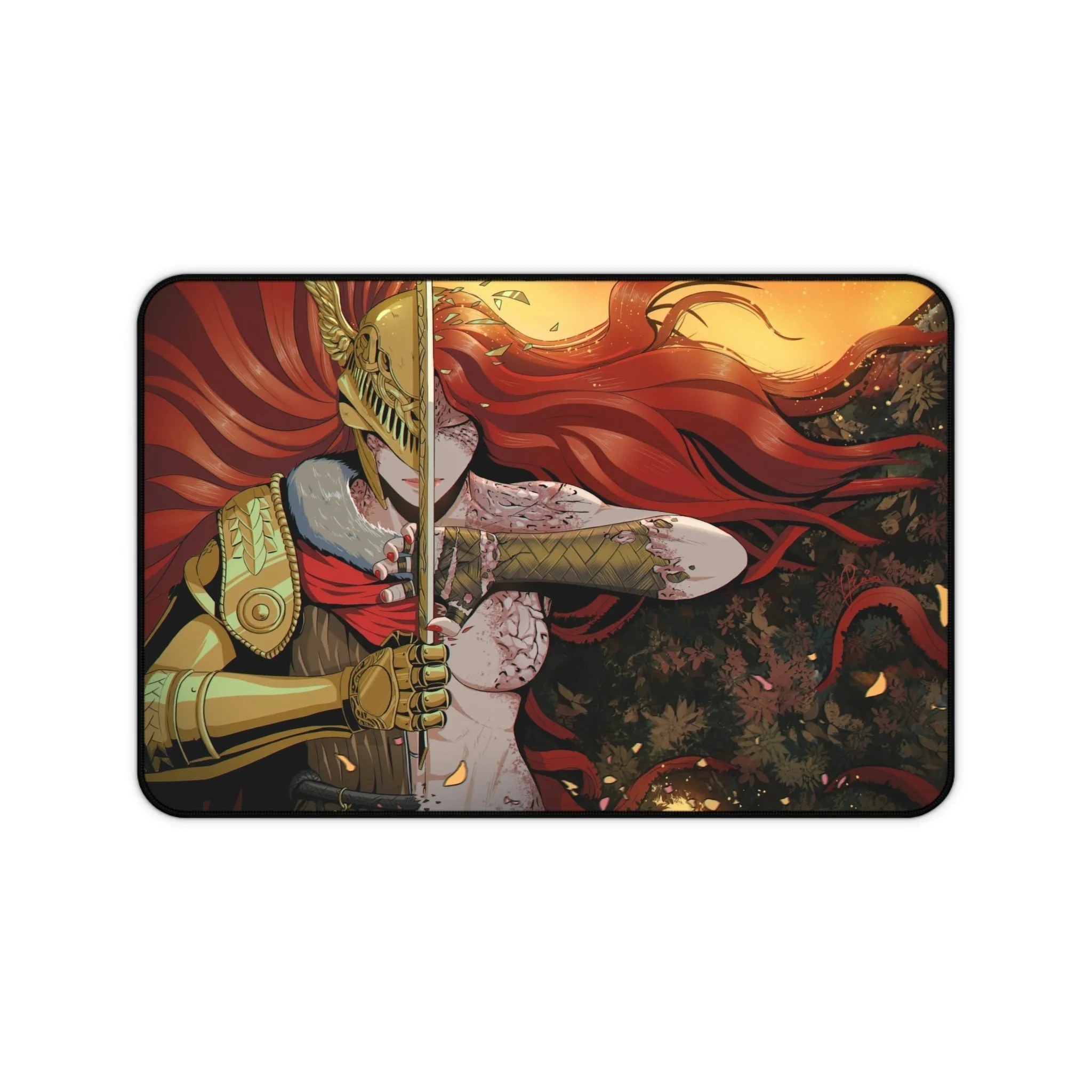 Elden Ring Malenia Blade of Miquella and Goddess of Rot Desk Mat - Non Slip Mousepad