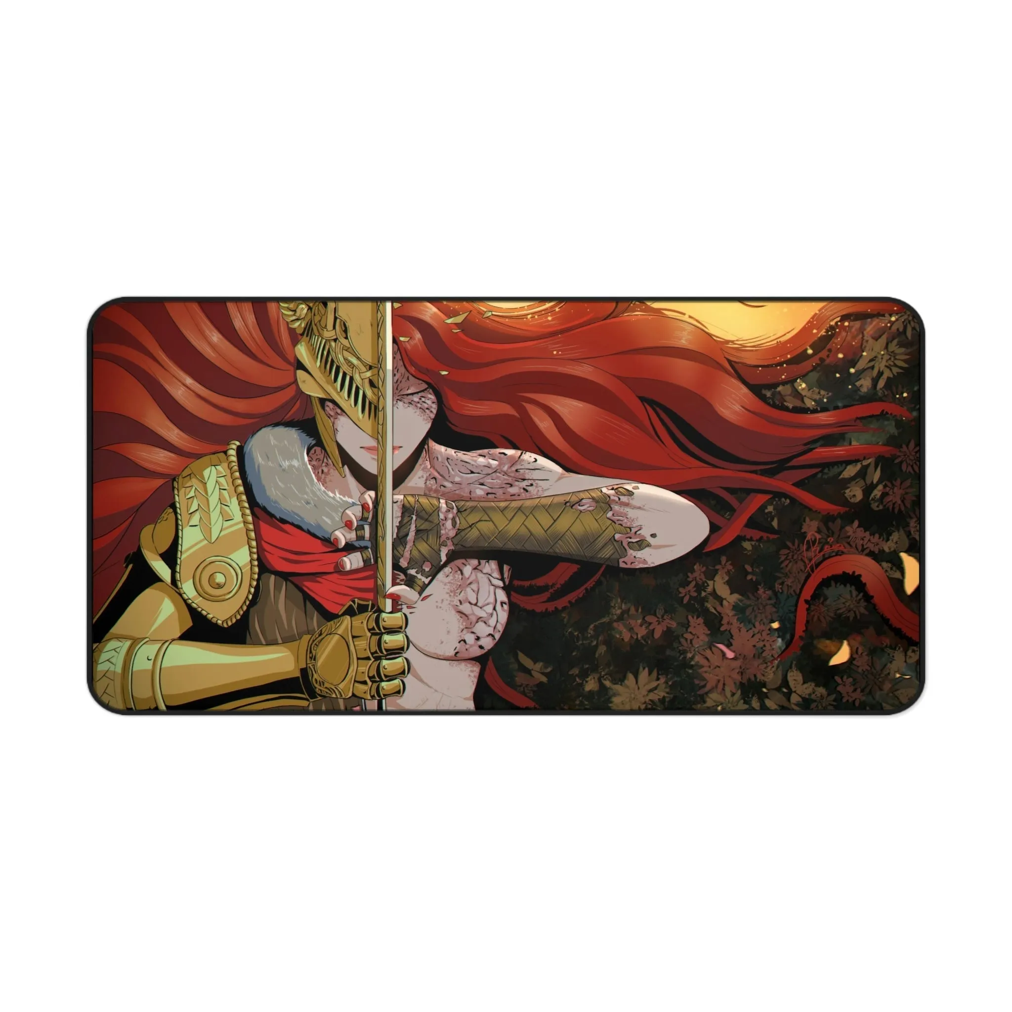 Elden Ring Malenia Blade of Miquella and Goddess of Rot Desk Mat - Non Slip Mousepad