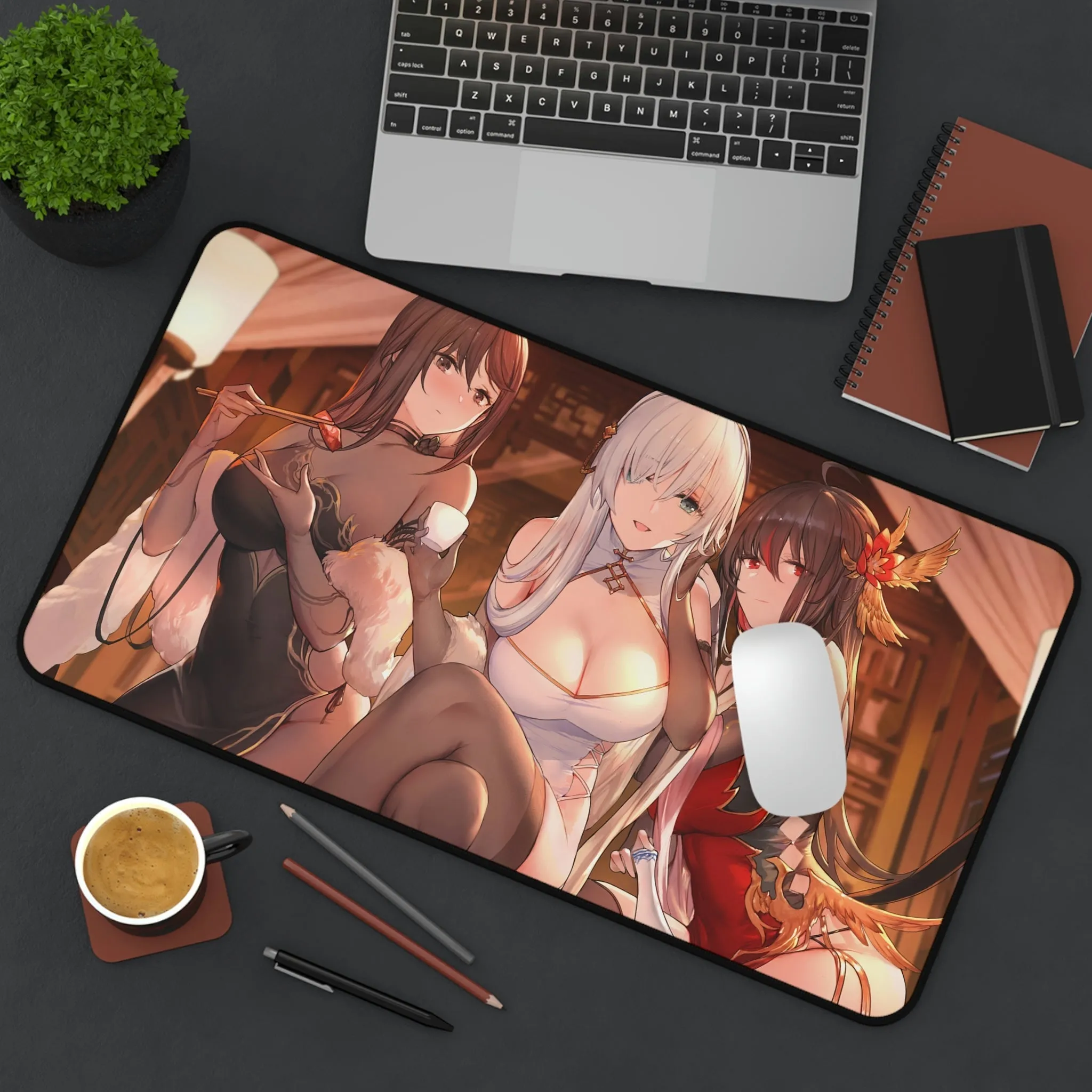 Fate Grand Order Anastasia Yu Mei Ren and Liu Xiu Desk Mat - Non Slip Mousepad