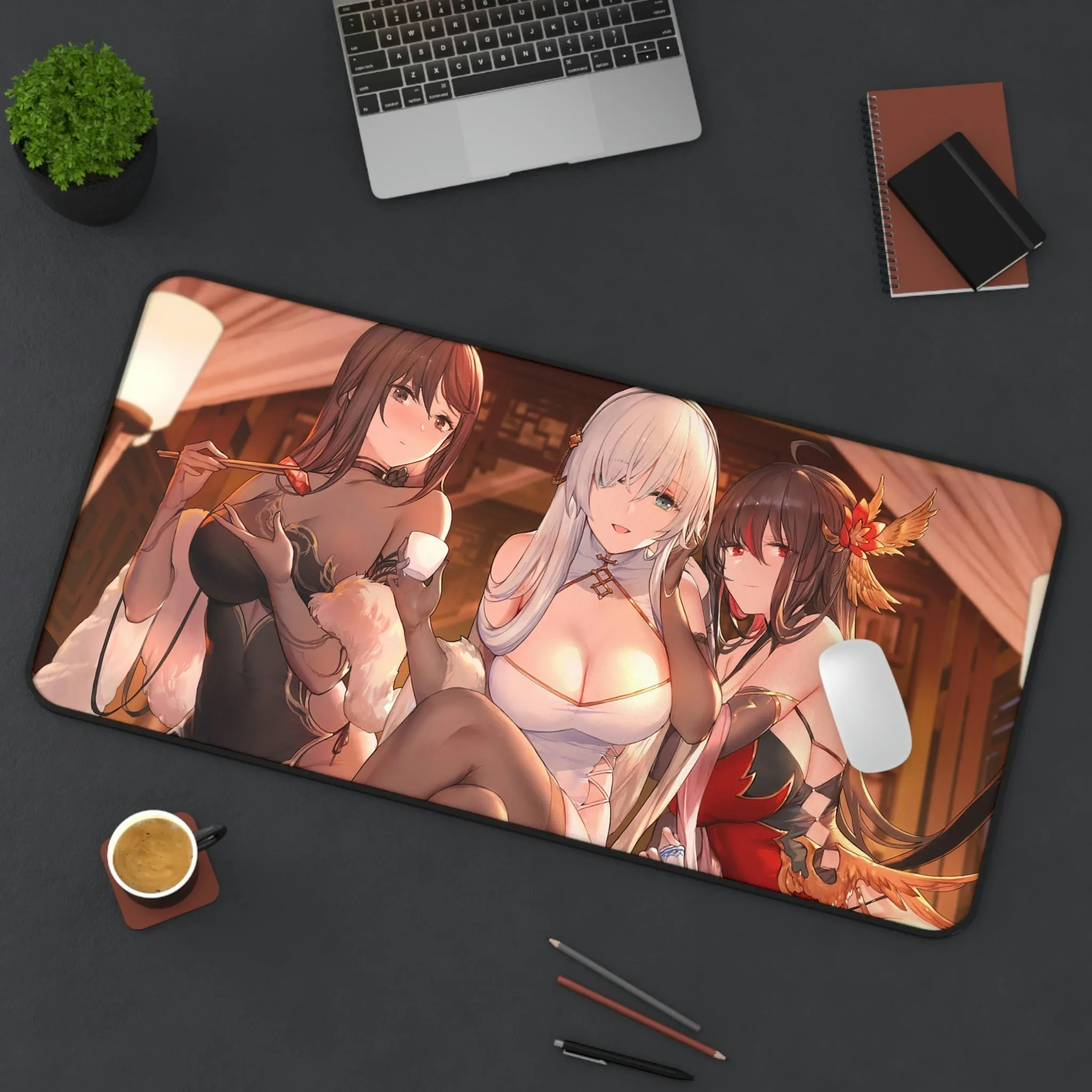 Fate Grand Order Anastasia Yu Mei Ren and Liu Xiu Desk Mat - Non Slip Mousepad