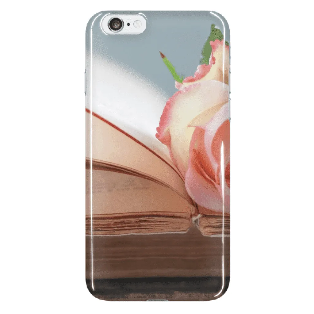 Flower on Book Phone Cases