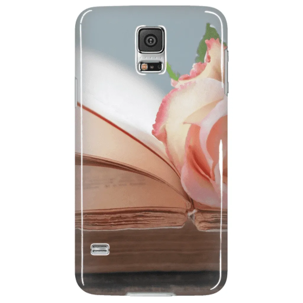 Flower on Book Phone Cases