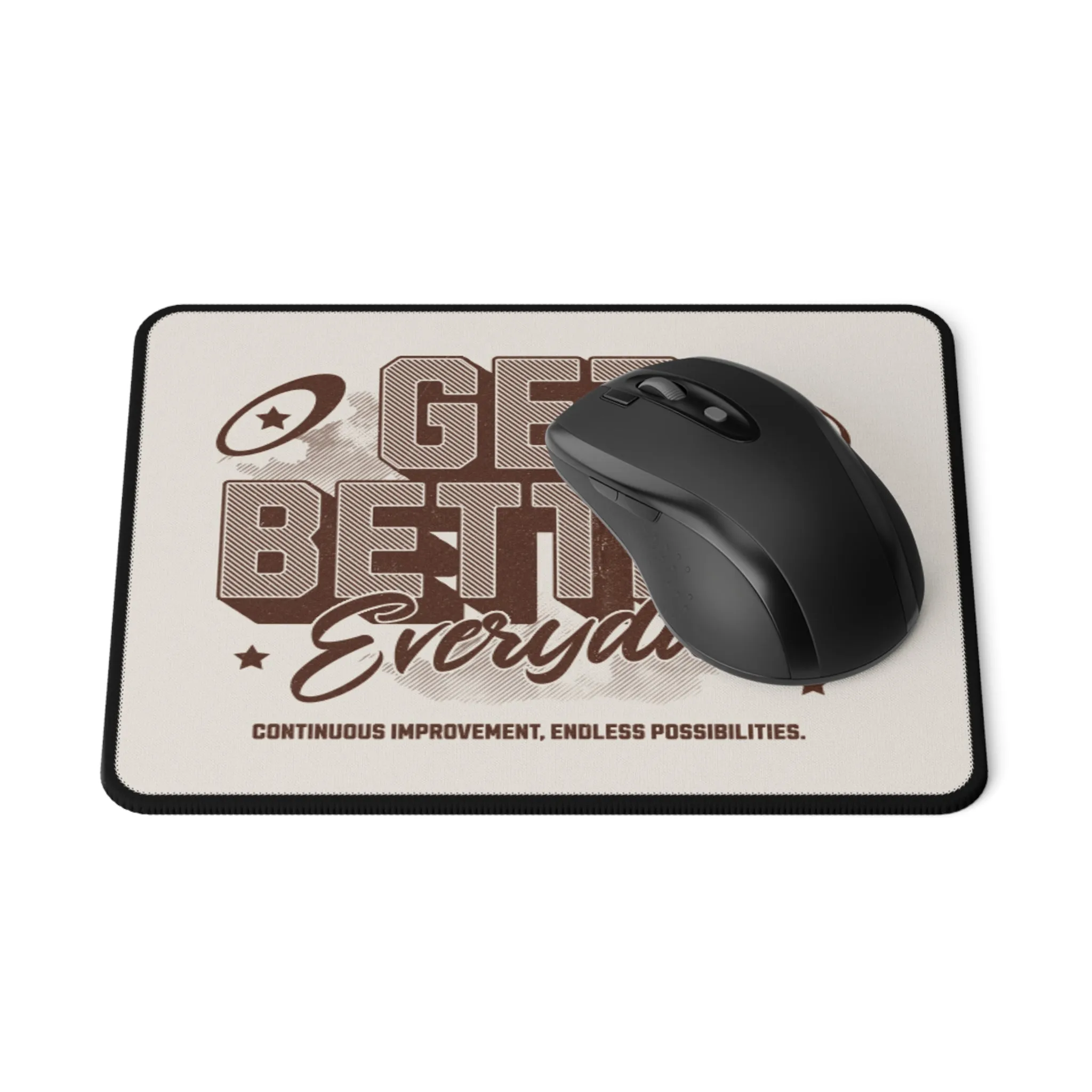 Get Better Everyday Non-Slip Gaming Mouse Pad - Motivational Desk Accessory for Gamers