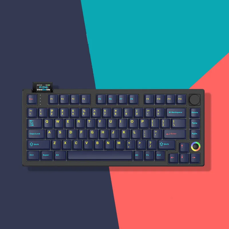 HELLOGANSS XS 75T LCD Three-Mode Mechanical Keyboard