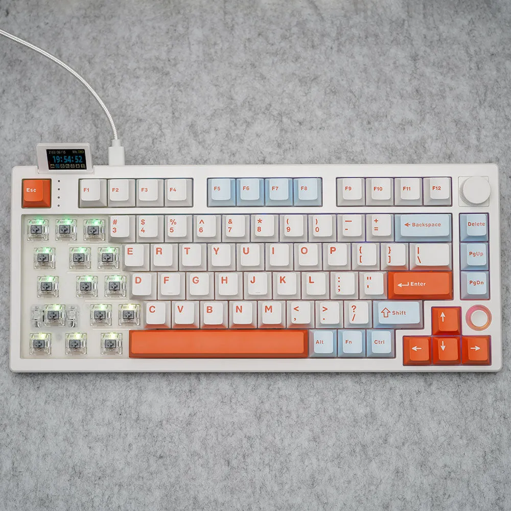 HELLOGANSS XS 75T LCD Three-Mode Mechanical Keyboard