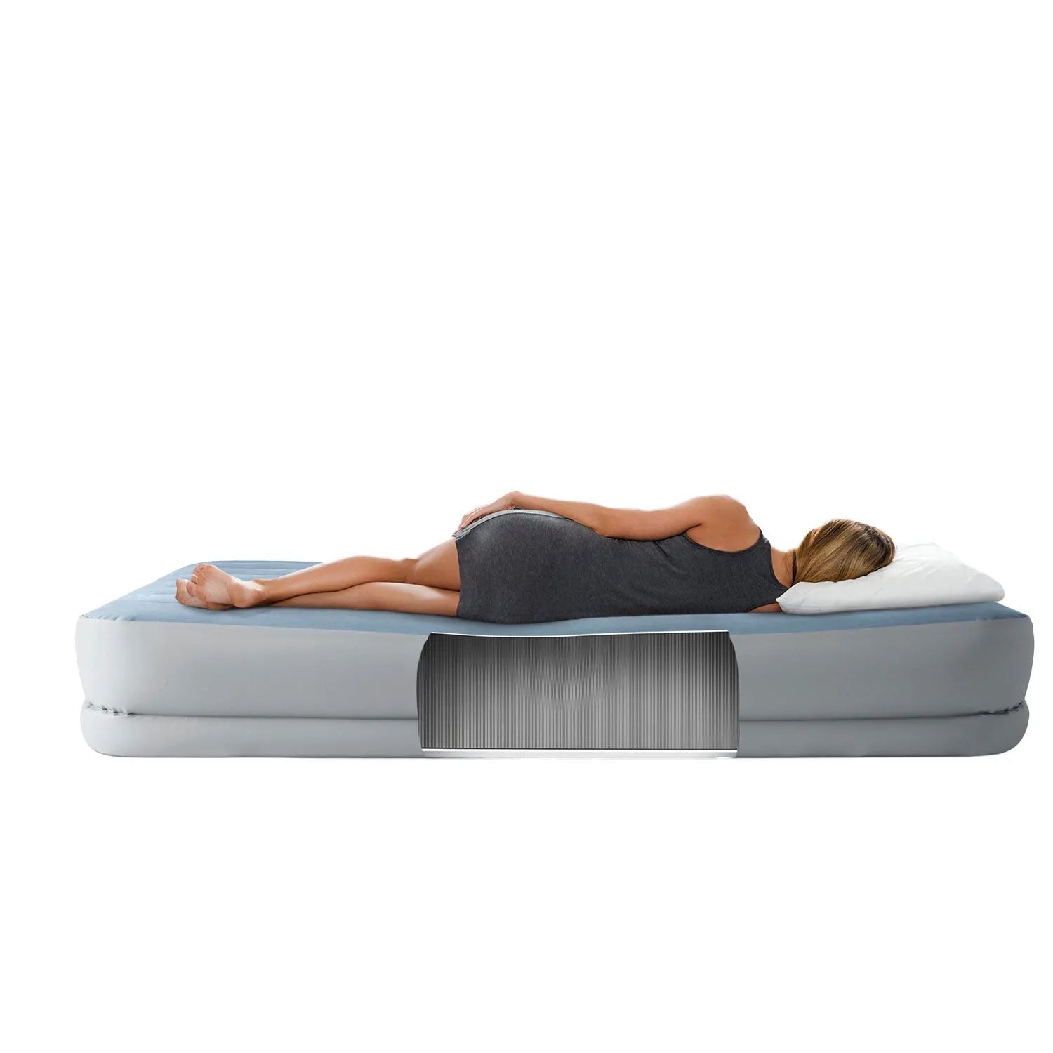 INTEX Queen Dura-Beam® Comfort Airbed w/ Fastfill USB Pump