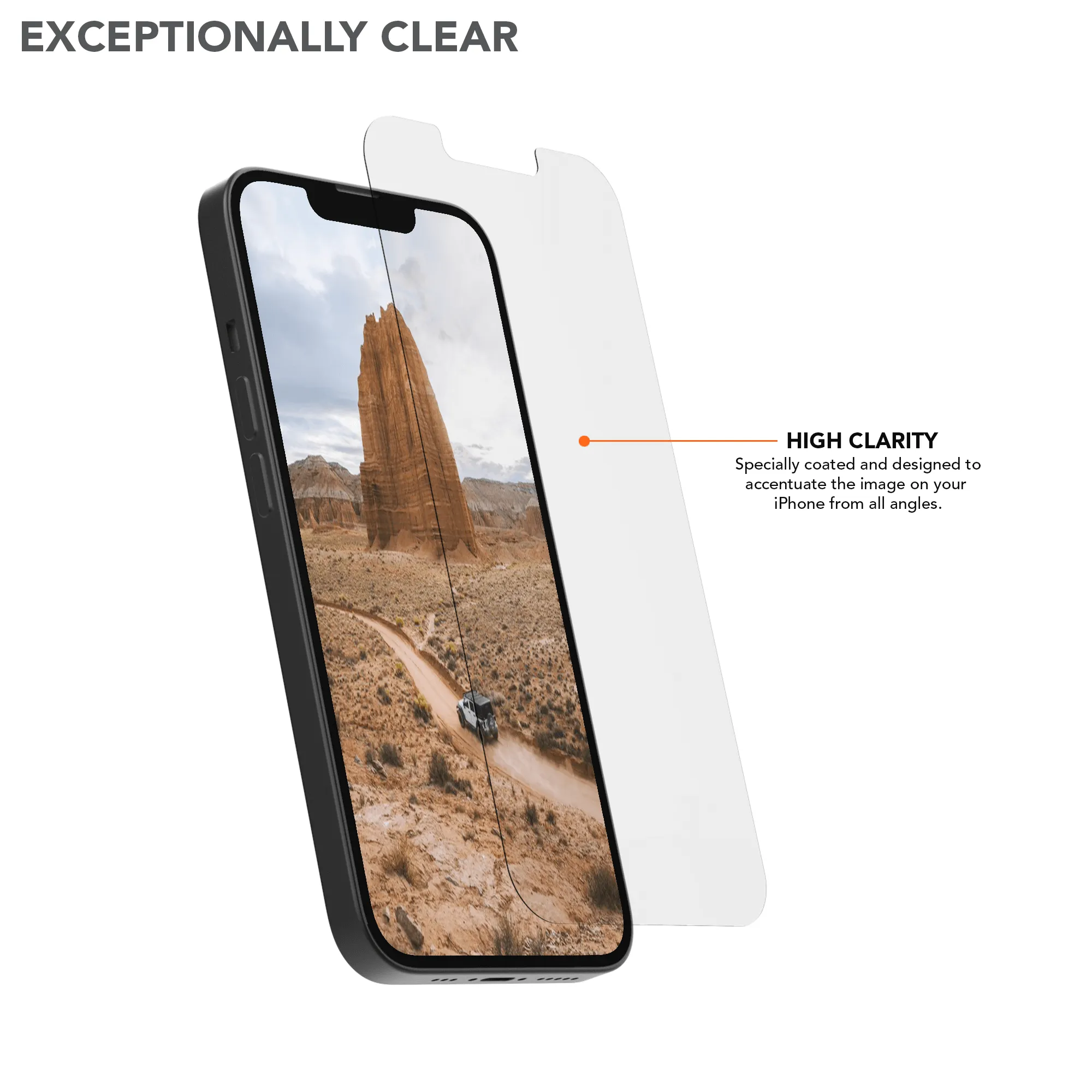 iPhone 13/13 Pro Tempered Glass Screen Protector (2 Pack)