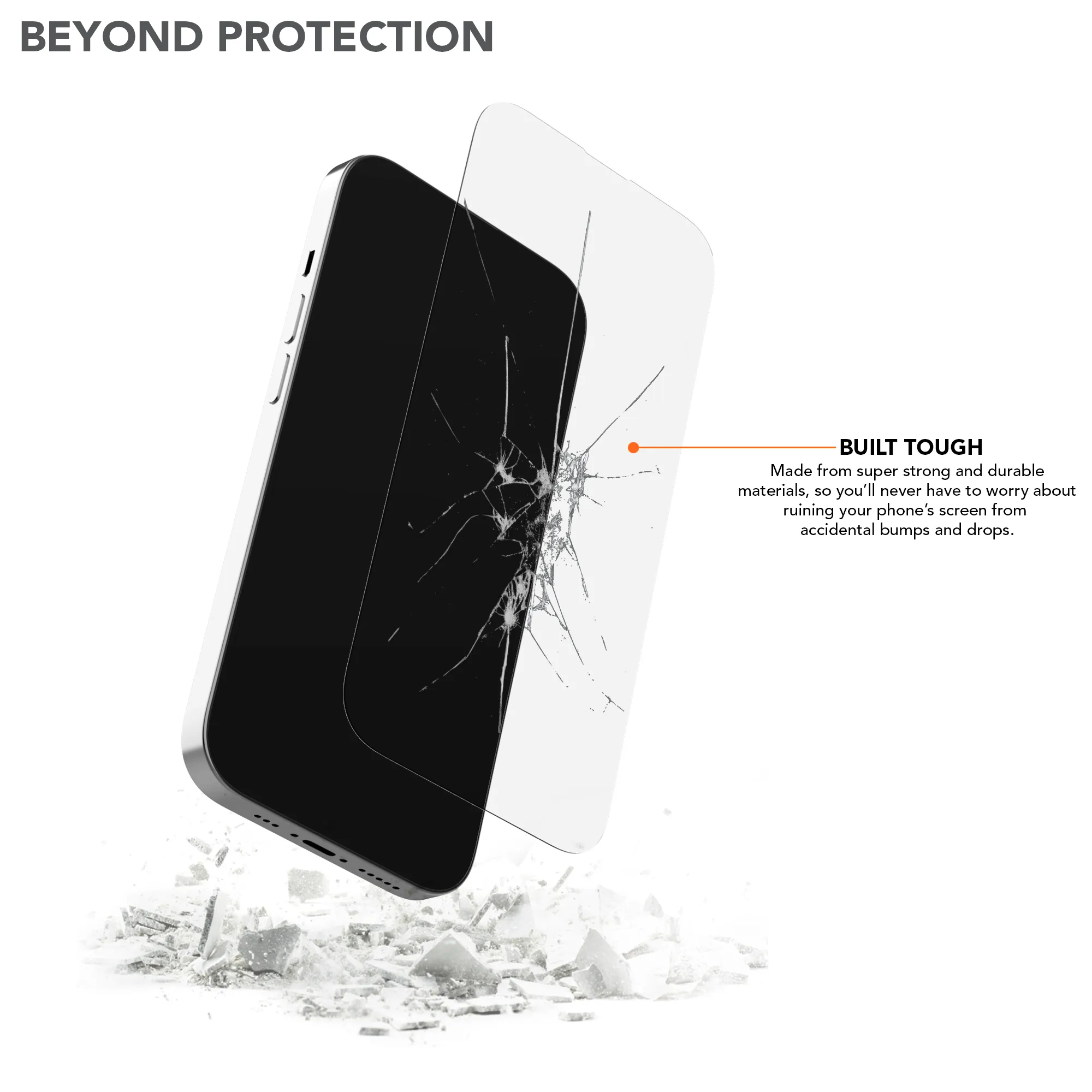 iPhone 14 Pro Max Tempered Glass Screen Protector (2 Pack)