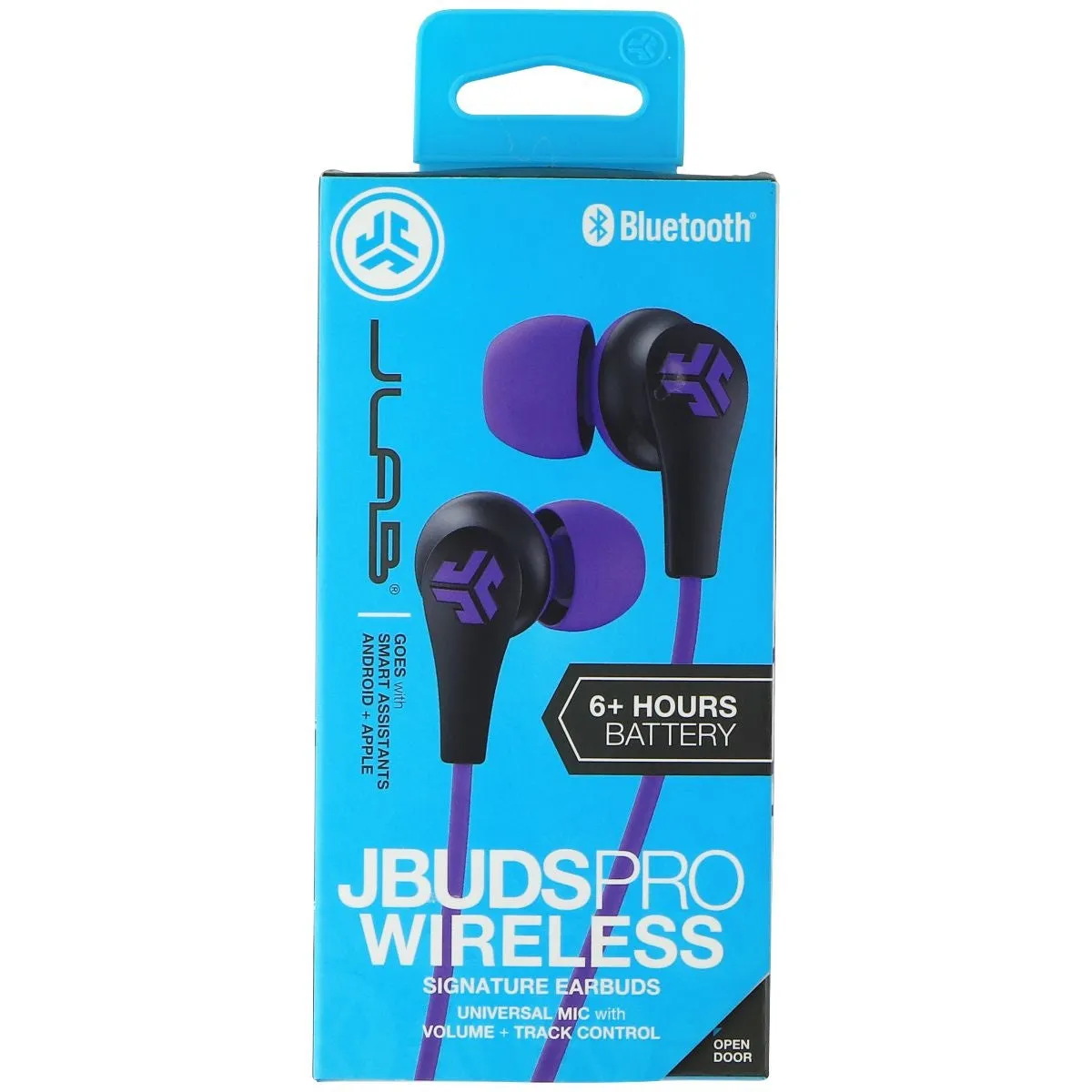 JLab Audio JBuds Pro Bluetooth Wireless Signature Earbuds - Black/Purple